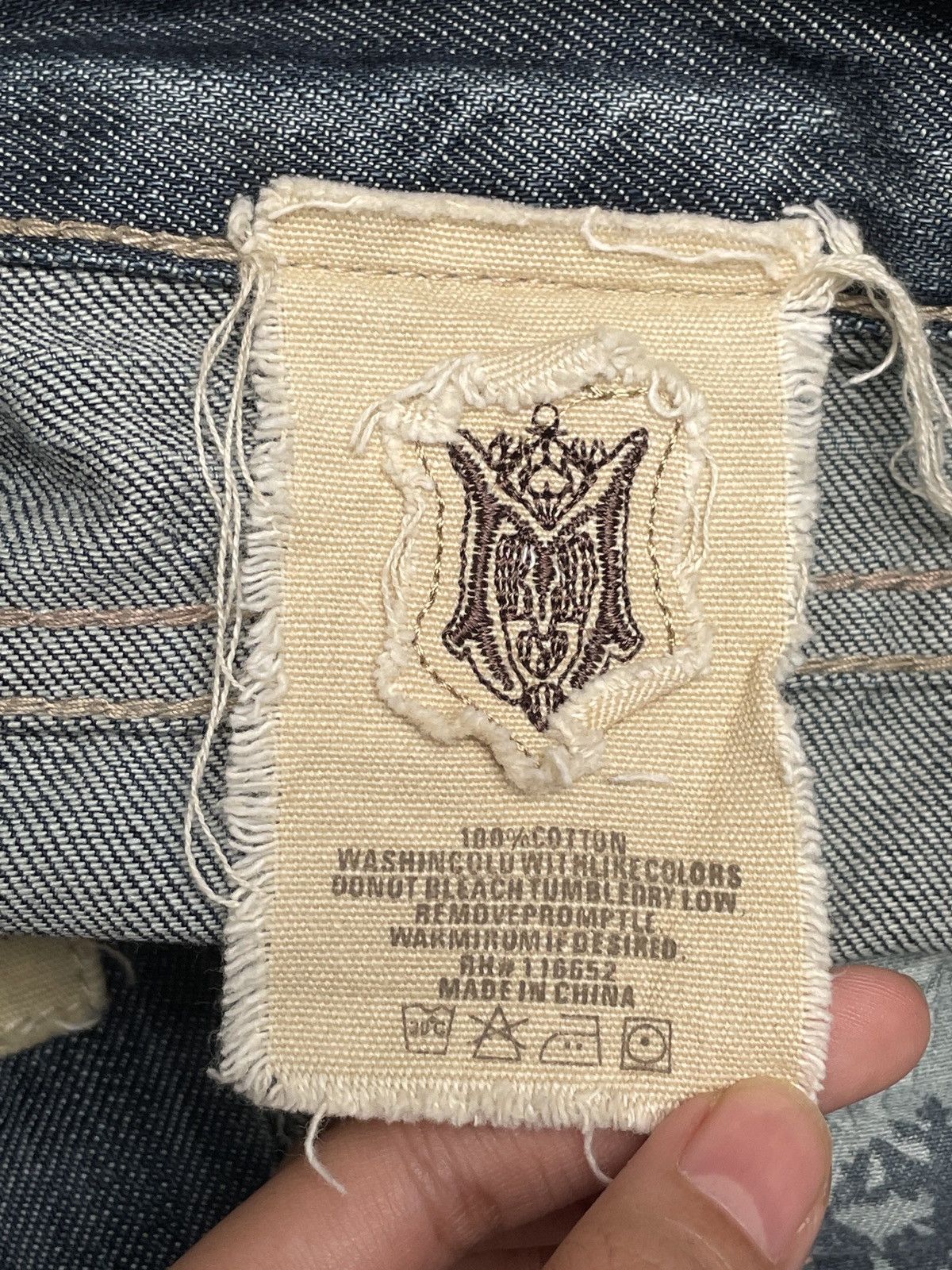 Monarchy × Vintage Rare Design Vintage Brand Monarchy Baggy Jeans 2000s Size US 36 / EU 52 - 10 Thumbnail