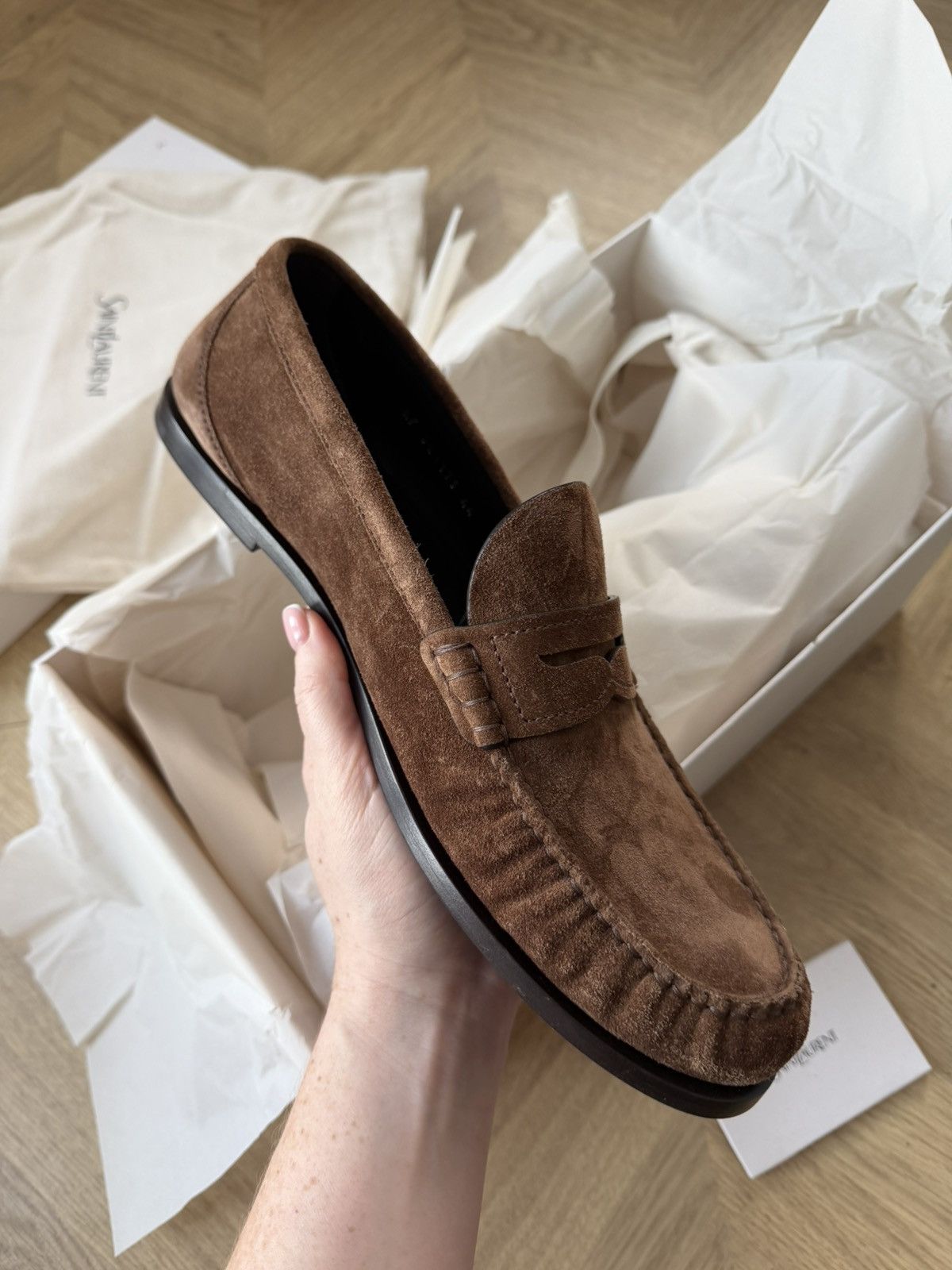 Saint Laurent Paris Saint laurent loafers Size US 11 / EU 44 - 13 Thumbnail