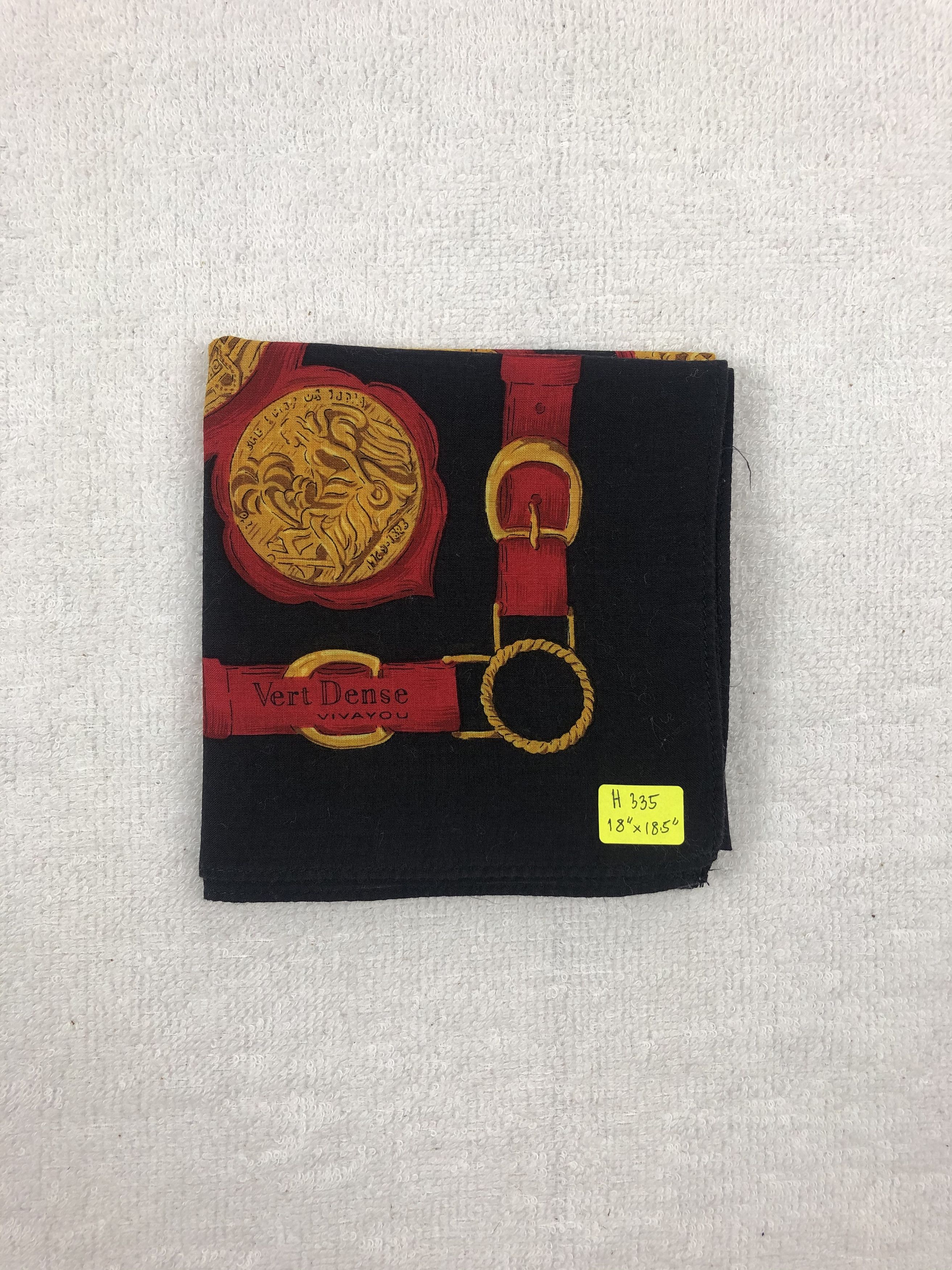 Japanese Brand × Vintage Vert Dense Handkerchief / Bandana / Neckerchief Size ONE SIZE - 5 Thumbnail