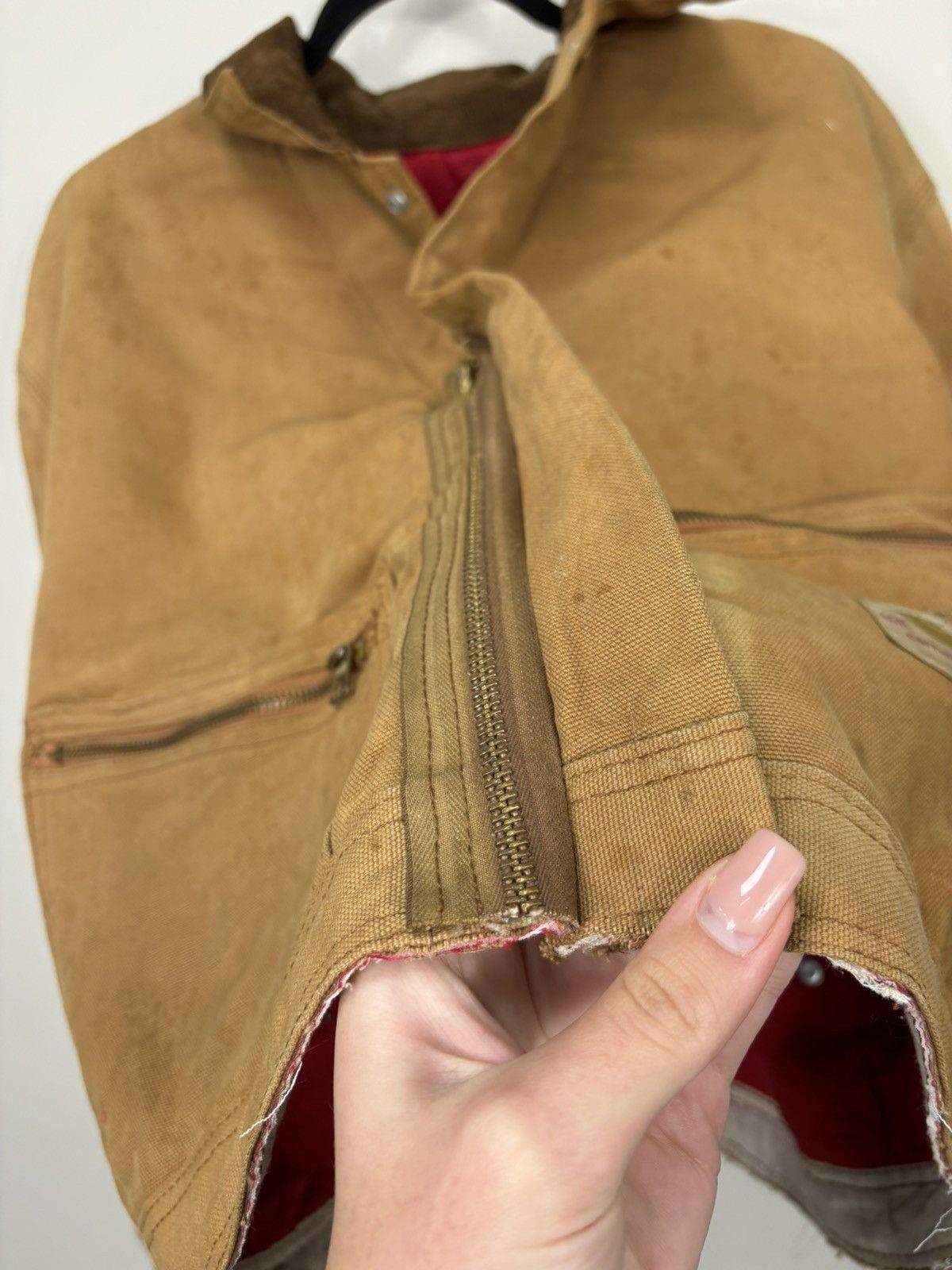 Carhartt Vintage 90s Carhartt Y2K Work Hype Cropped Detroit Jacket Size US L / EU 52-54 / 3 - 17 Thumbnail