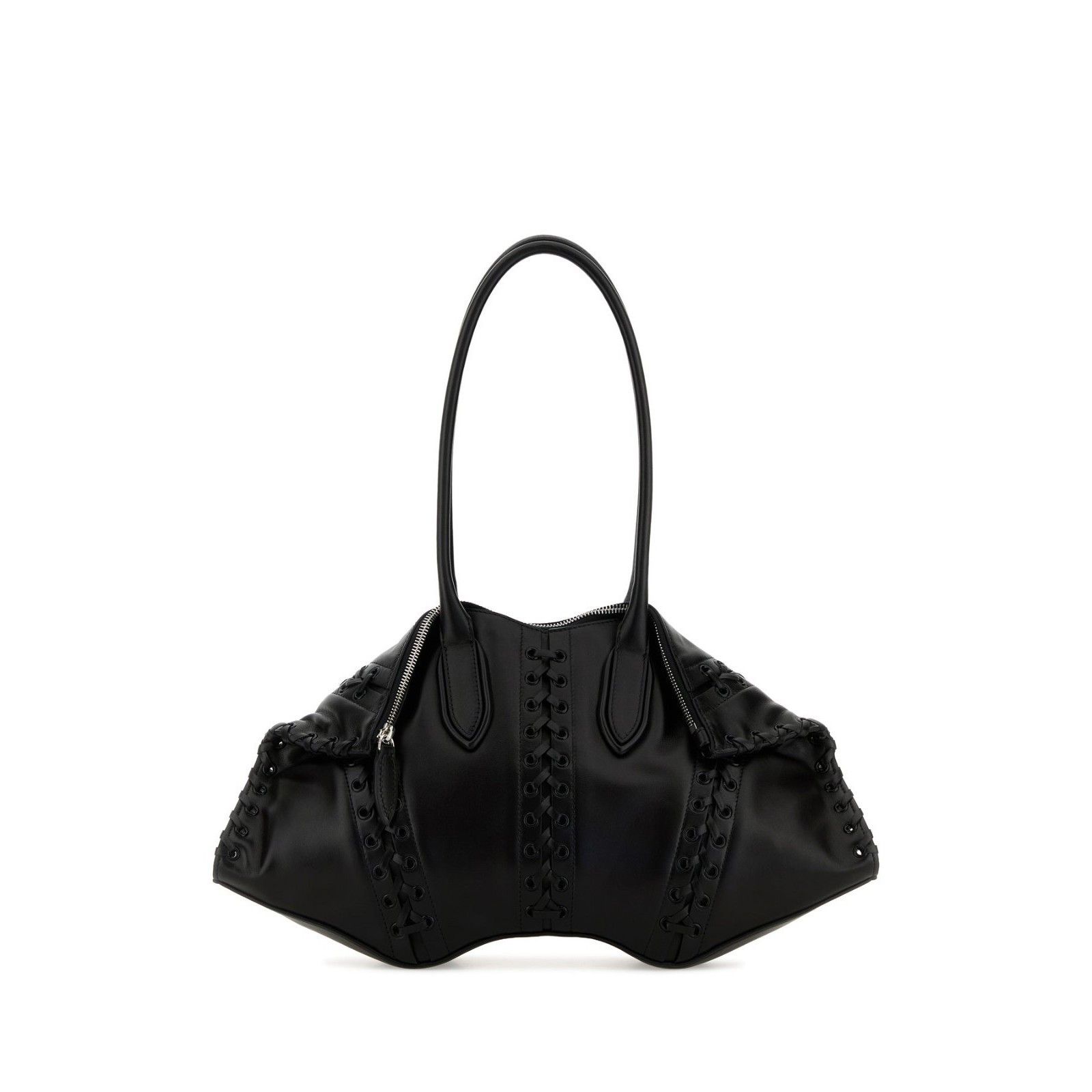 Alexander McQueen ALEXANDER MCQUEEN Manta Black Shoulder Bag New & Authentic Size ONE SIZE - 1 Thumbnail