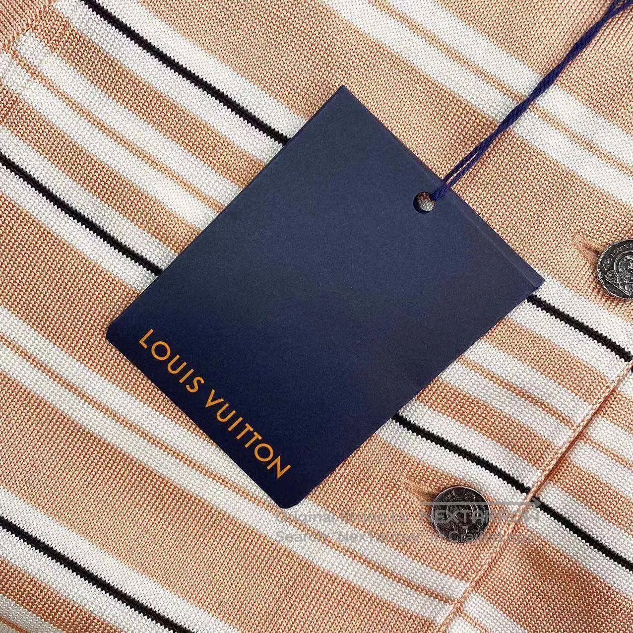 Louis Vuitton Louis Vuitton Orange striped print sleeveless vest| Size S / US 4 / IT 40 - 6 Thumbnail