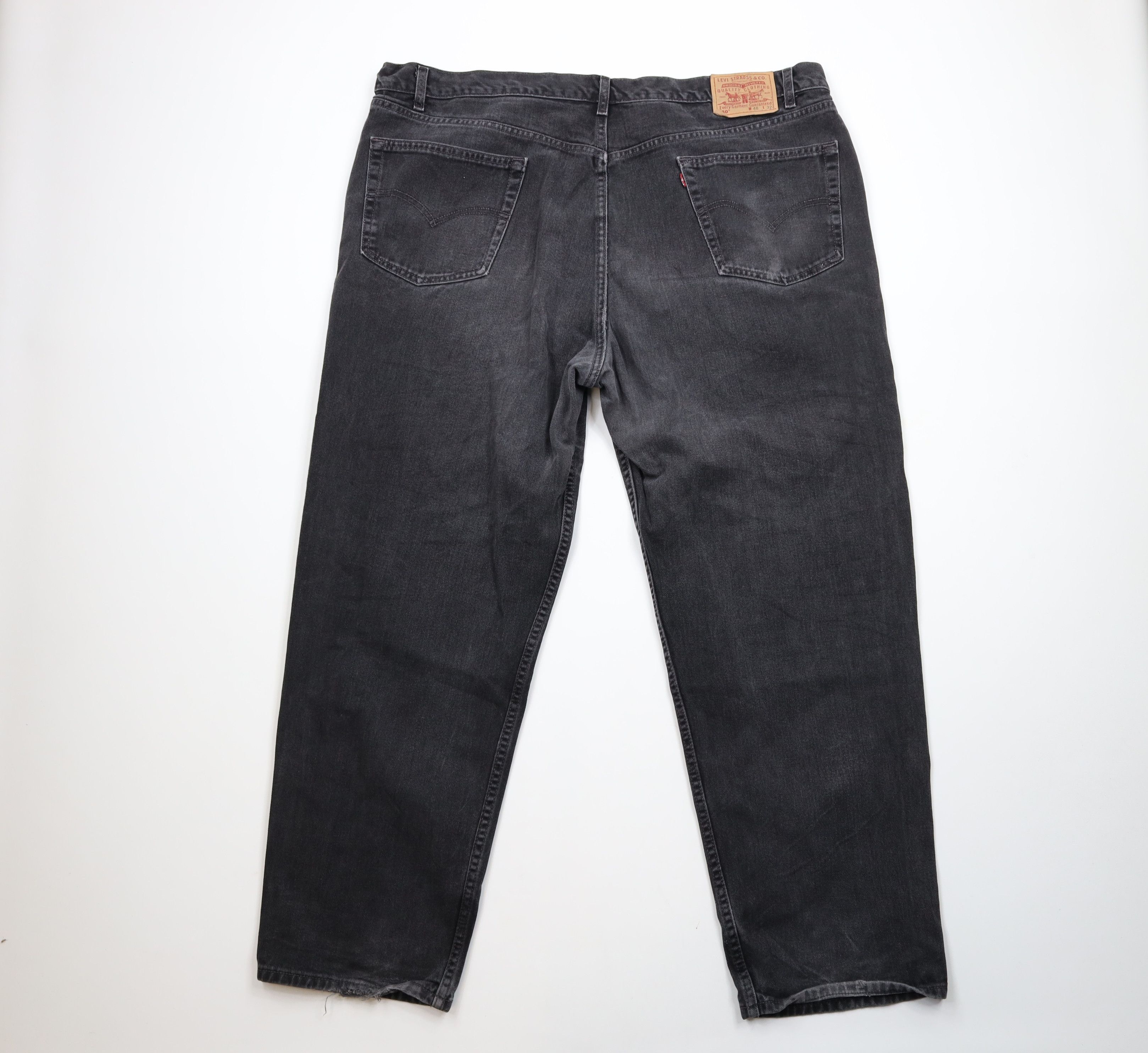 Levi's × Vintage Vintage Y2K 2000 Levis 550 Relaxed Fit Denim Jeans Black USA Size US 44 / EU 60 - 11 Thumbnail