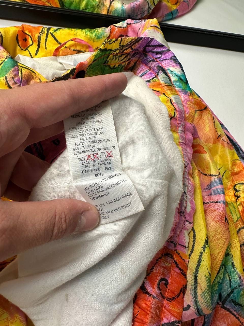 Adidas 🔥Rare Floral Abstract Windbreaker Jacket 90’s All Printed Size US M / EU 48-50 / 2 - 9 Thumbnail