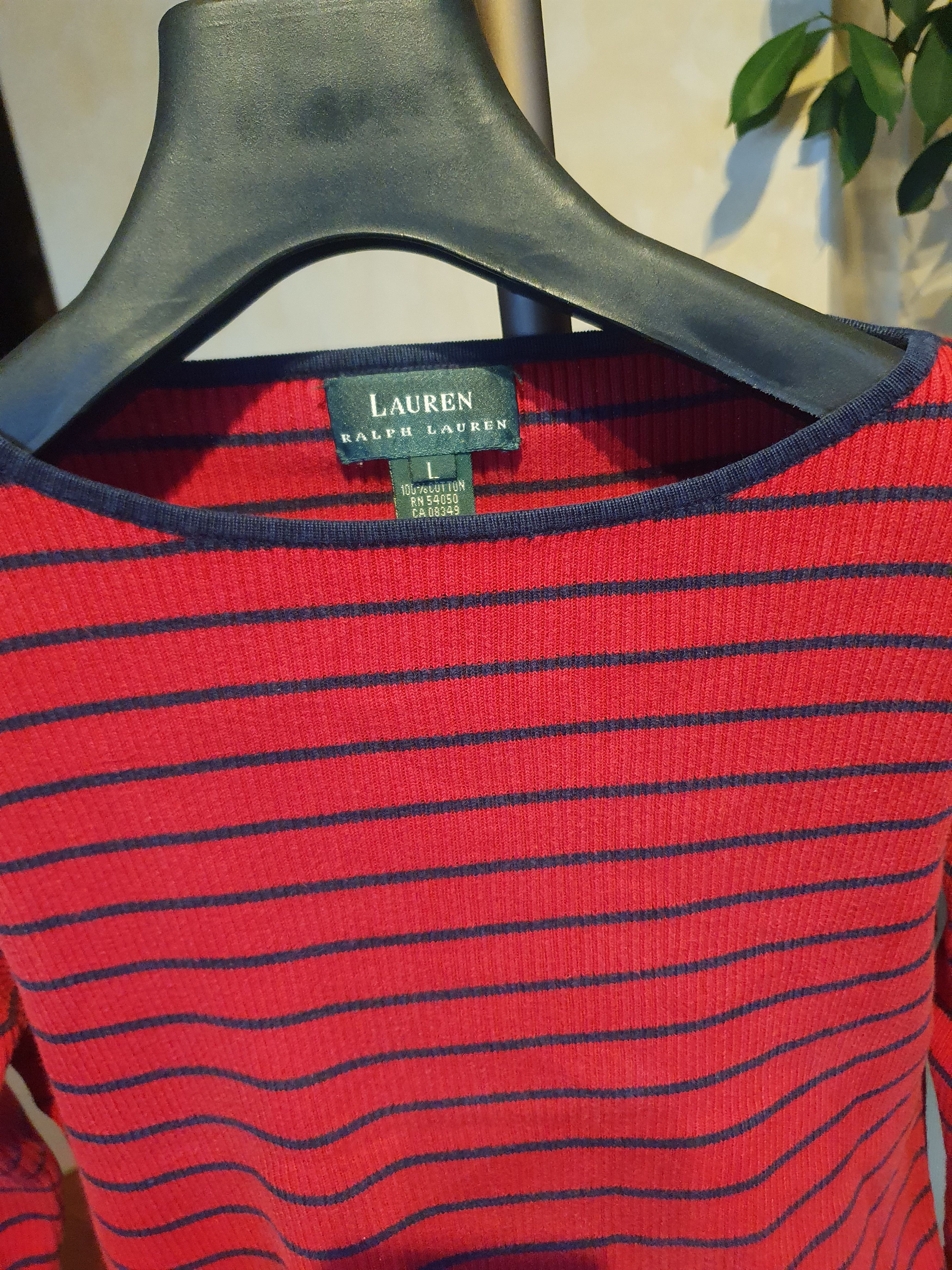 Ralph Lauren Lauren Ralph Lauren Women's Striped Top Red and Blue L Size L / US 10 / IT 46 - 5 Thumbnail