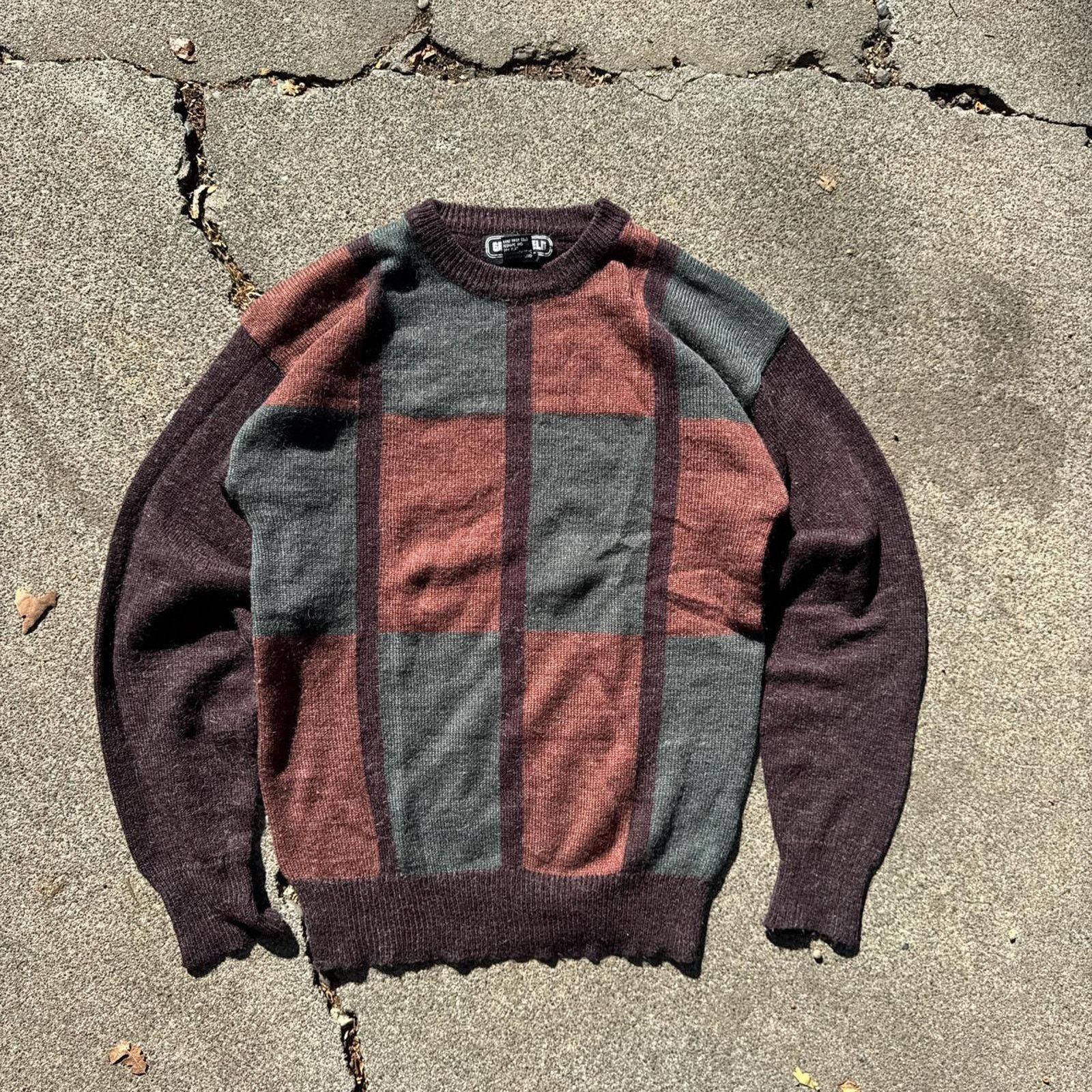 Vintage Vintage Greenfield Earth Tone Brown Knit Sweater Size Medium Size US M / EU 48-50 / 2 - 1 Thumbnail