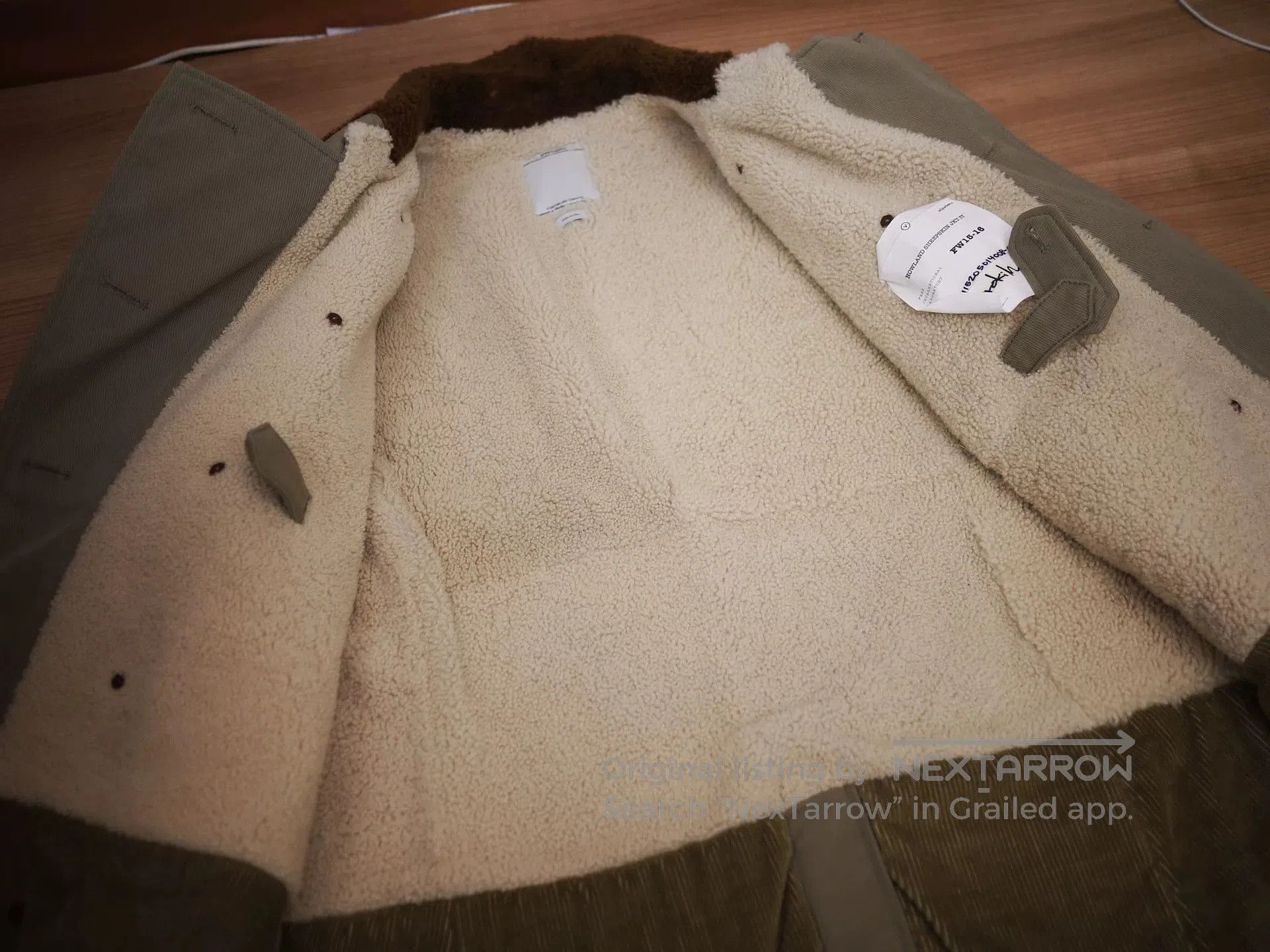Visvim visvim howland sheepskin jacket in khaki. Size US S / EU 44-46 / 1 - 5 Thumbnail