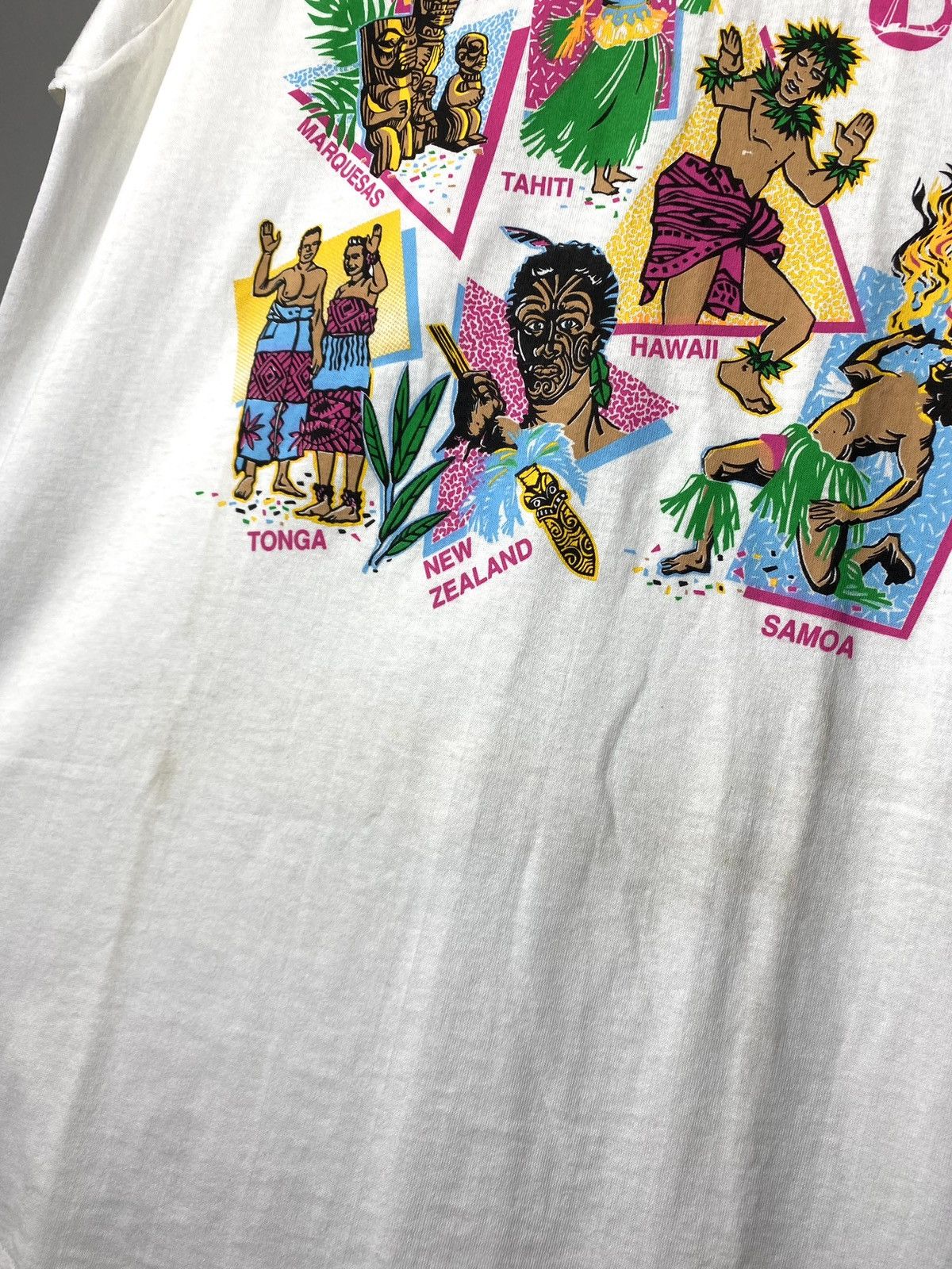 Vintage 90’s Vintage Surf Hawaii Samoa Tahiti Fiji Tonga T Shirt Size US XL / EU 56 / 4 - 7 Thumbnail