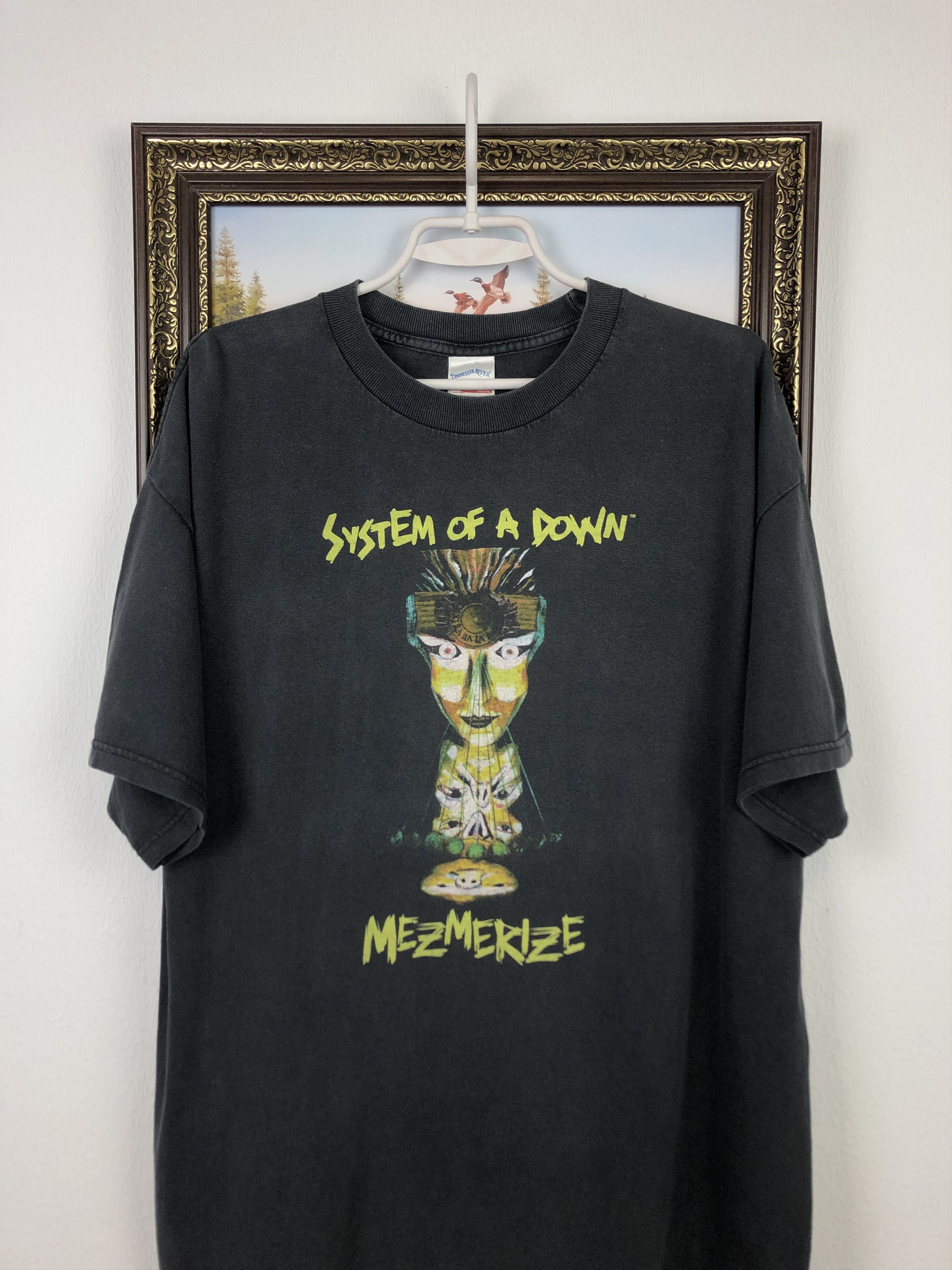 Band Tees × Vintage Vintage SOAD System Of A Down Band Shirt Mezmerize Tee Size US XL / EU 56 / 4 - 2 Thumbnail