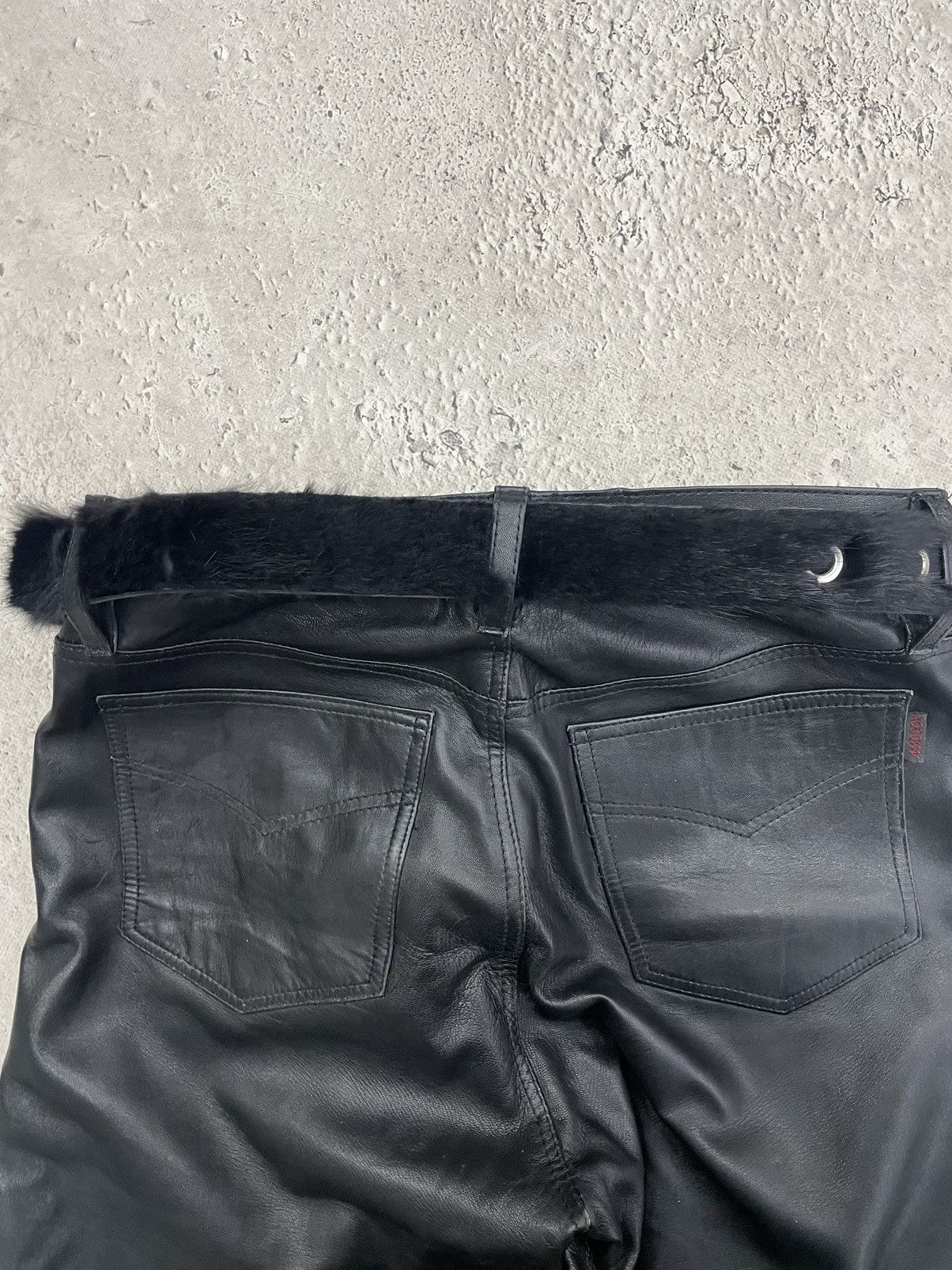 Hysteric Glamour Fur fuzzy leather hype rare leather belt lgb style Size ONE SIZE - 4 Thumbnail