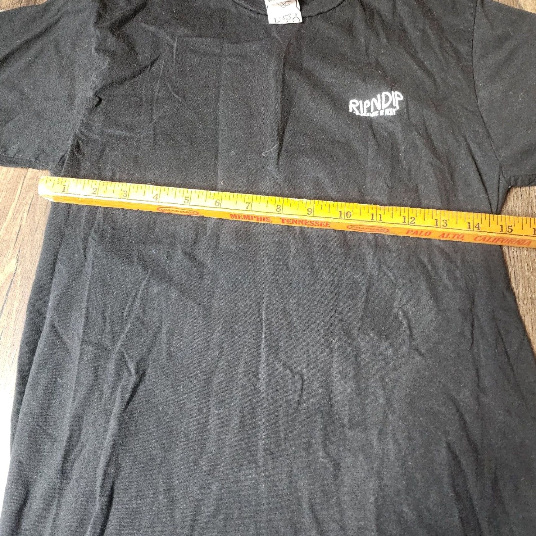 RIPNDIP RIPNDIP Double Sided Cat T Shirt Black Mens Short Sleeve S Size US S / EU 44-46 / 1 - 2 Thumbnail
