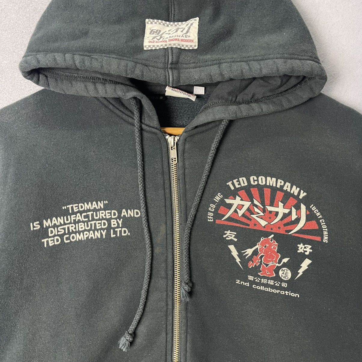 Tedman Vintage Ted Company “Bloody Speed” Racing Club Zip Hoodie Size US M / EU 48-50 / 2 - 4 Thumbnail