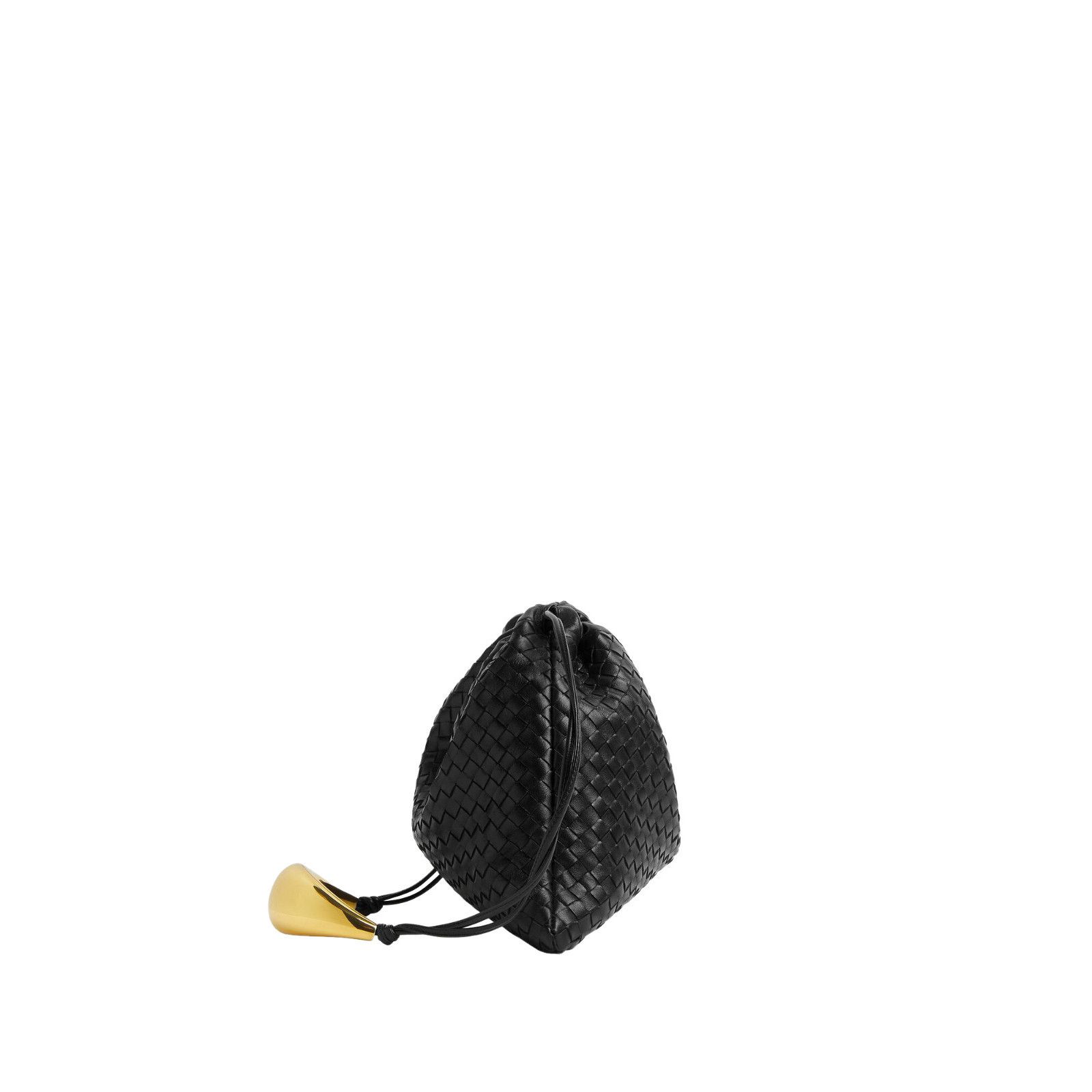 Bottega Veneta BOTTEGA VENETA Dustbag Handle $3300 Black Shoulder Bag New & Size ONE SIZE - 3 Thumbnail