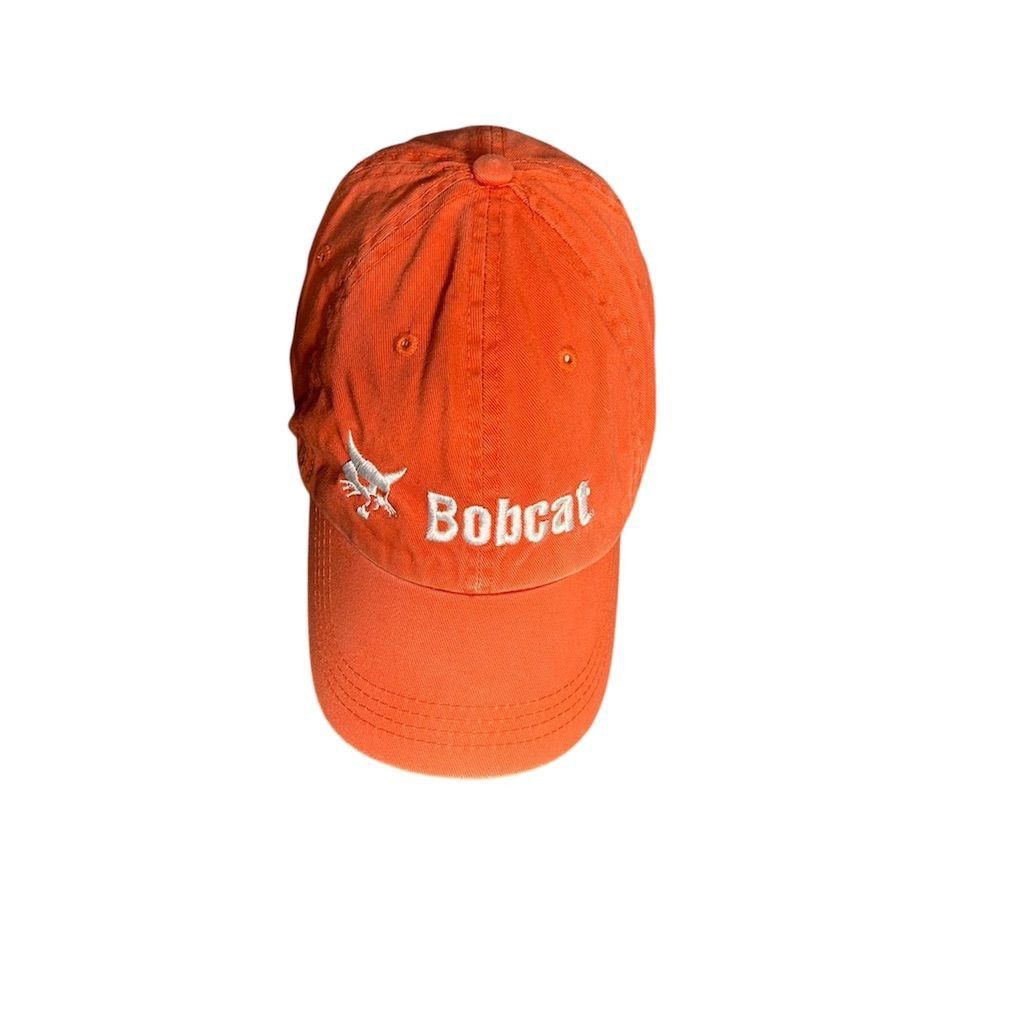 Vintage Y2k Bobcat Unisex Orange Baseball Cap Adjustable Snapback Size ONE SIZE - 3 Thumbnail