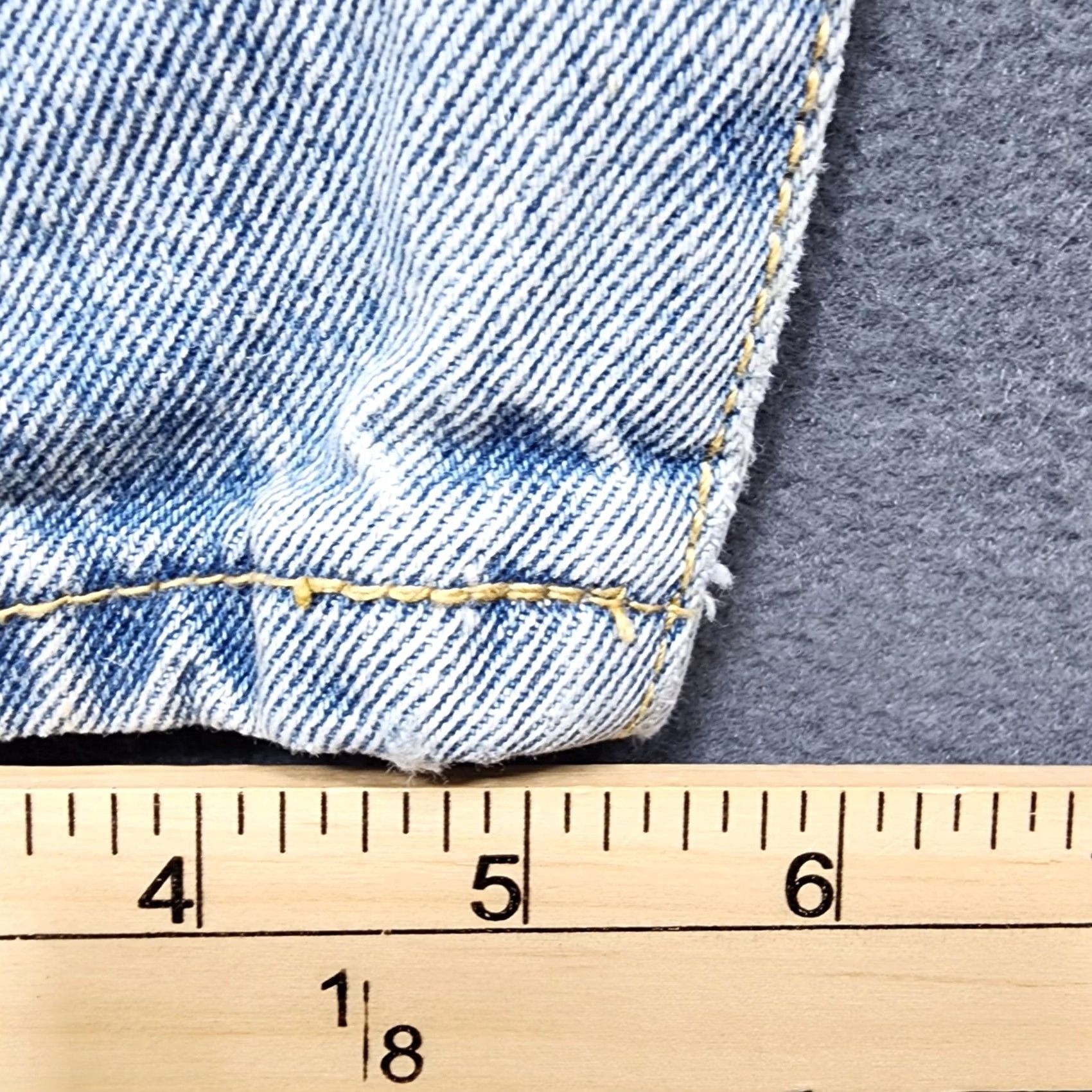 PRINCESS POLLY Princess Polly Womens Jeans Size 4 Blue Denim Light Wash Cotton High Rise Ankle Size 27" / US 4 / IT 40 - 7 Thumbnail