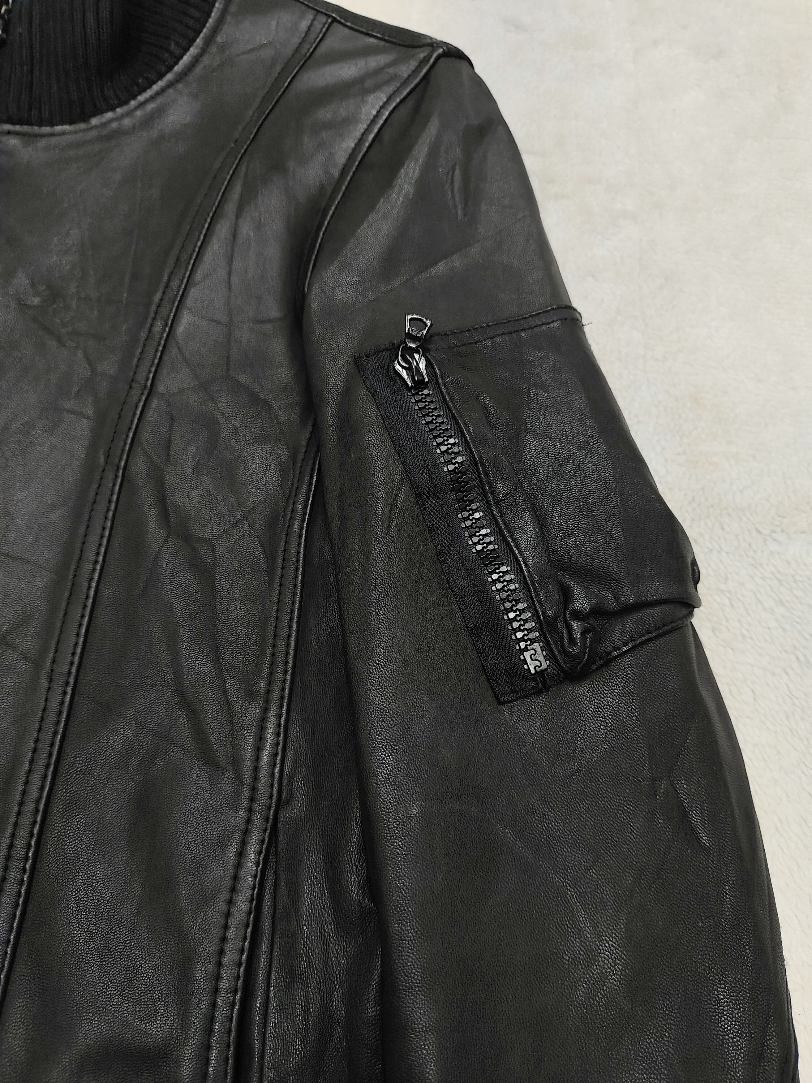 Japanese Brand LAT 40.8- Minimal Italian Cut Lambskin Slim Leather Jacket Size US M / EU 48-50 / 2 - 3 Thumbnail