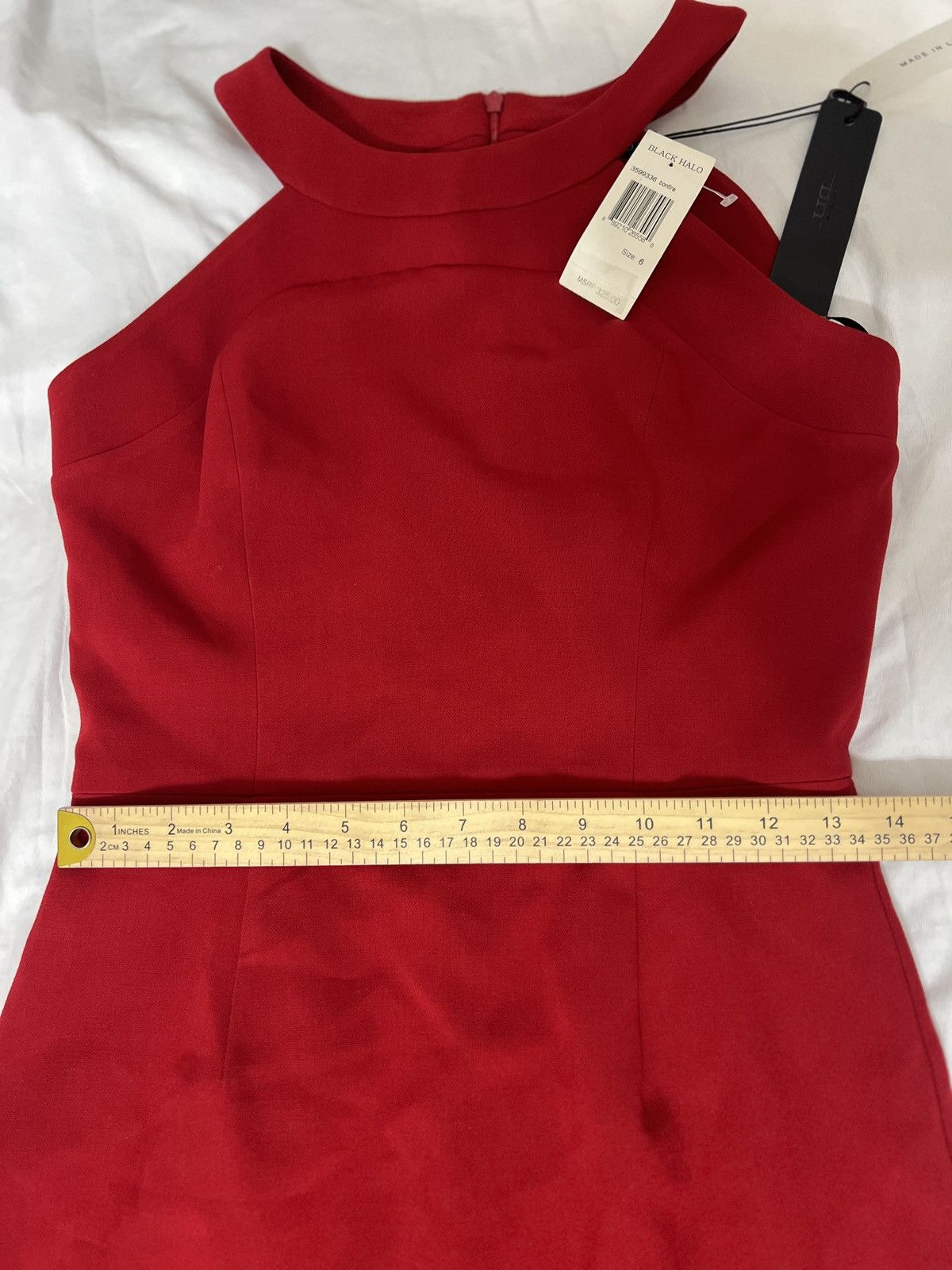 Black Halo Black Halo Red Midi Dress size 6 new Size M / US 6-8 / IT 42-44 - 7 Thumbnail