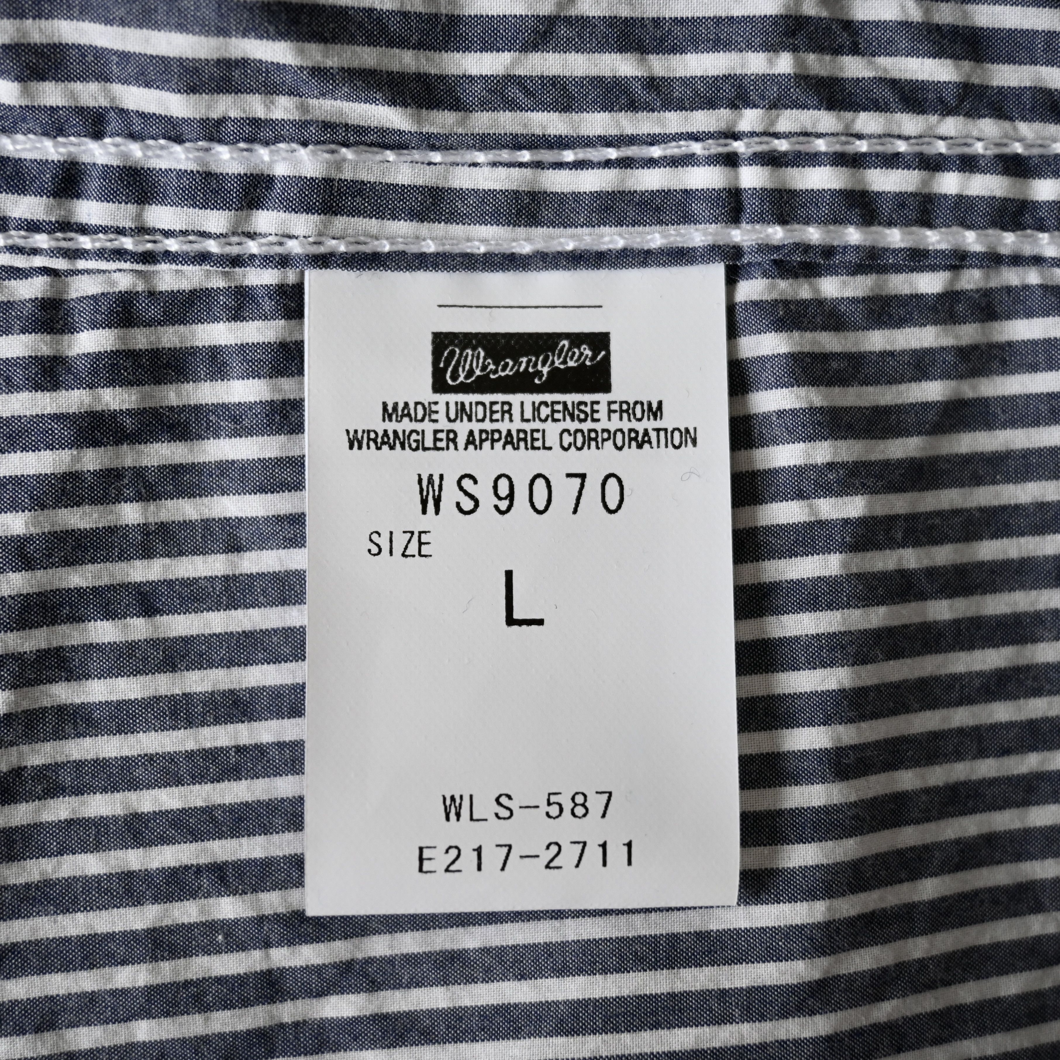 Japanese Brand Wrangler for Ships 11MJZ trucker jacket type shirt Size US M / EU 48-50 / 2 - 15 Thumbnail