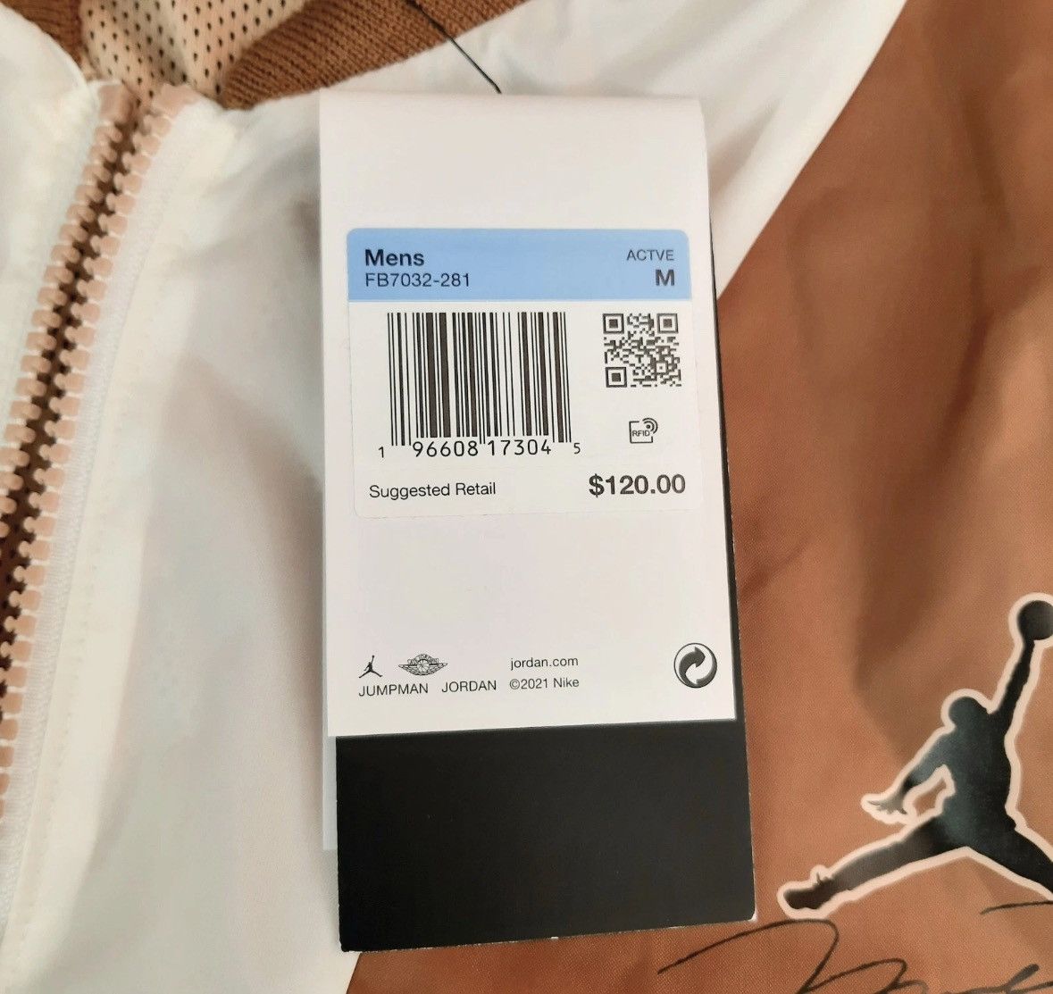 Nike Nike Air Jordan FLIGHT MVP Men’s Jacket FB7032-281 Size US M / EU 48-50 / 2 - 8 Thumbnail