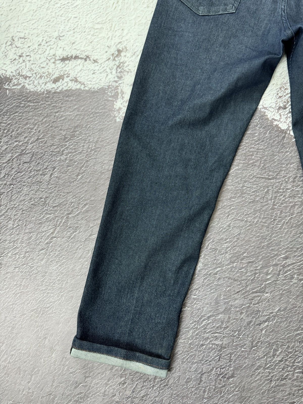 Indigo Pantaloni Torino PT05 cropped Jeans Grunge Relaxed Fit Dark Size US 33 - 14 Thumbnail