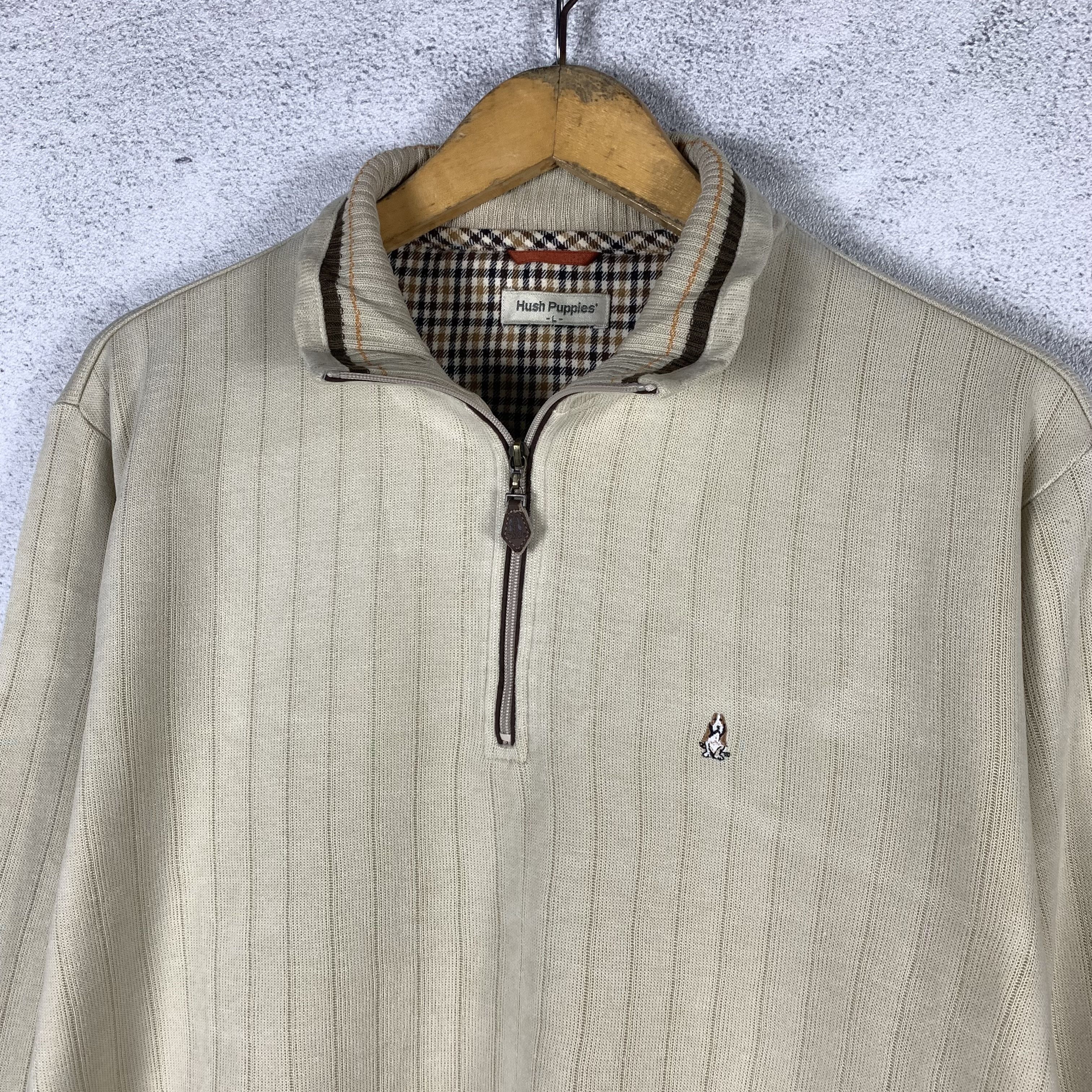 Hush Puppies Vintage Hush Puppies Halfzip Sweatshirt Crewneck Size US L / EU 52-54 / 3 - 2 Thumbnail
