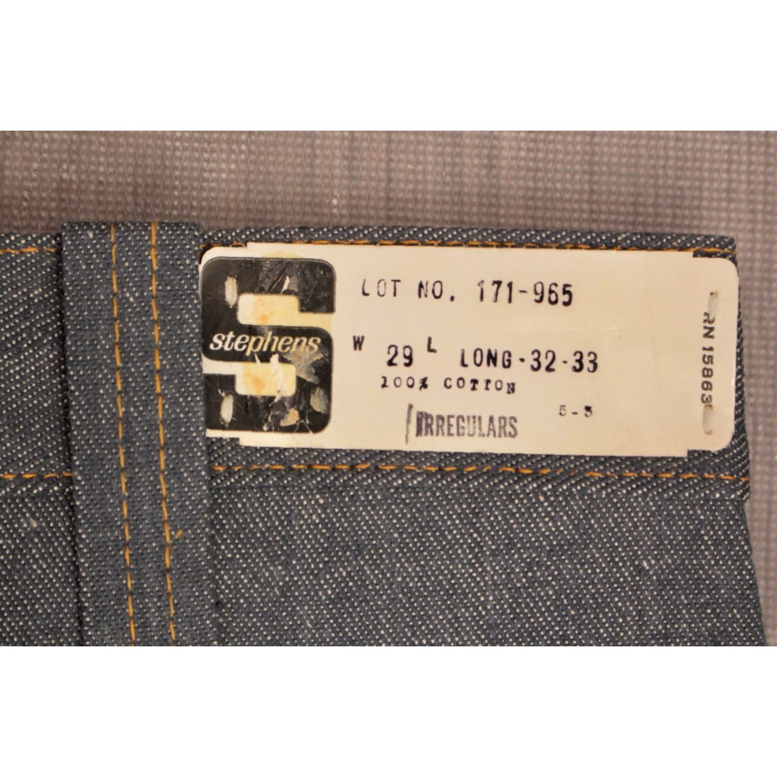 Vintage VINTAGE Stephens Jeans Shirt? Size US 29 - 4 Thumbnail