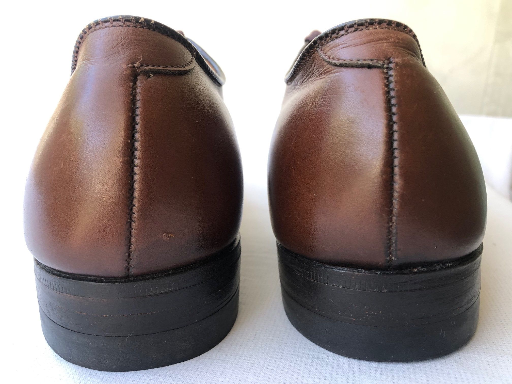 Alden Alden 665 Brown Leather Dress Shoes Size US 12 / EU 45 - 5 Thumbnail