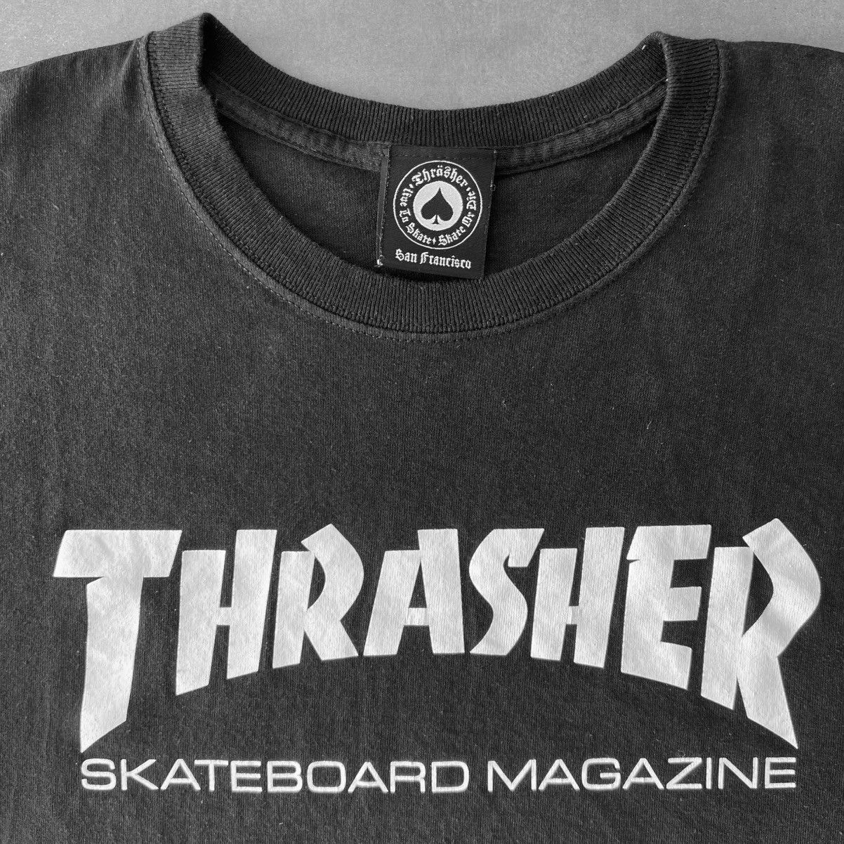 Thrasher black: VINTAGE TRASHER CLASSIC TEE Size US M / EU 48-50 / 2 - 2 Thumbnail