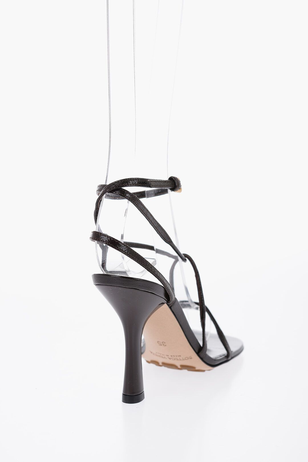og1mm0524 Leather The Line Mules in Brown