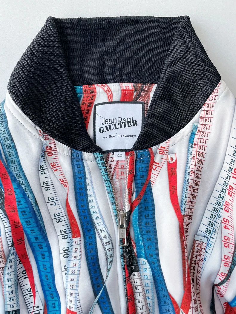 Jean Paul Gaultier Jean Paul Gaultier Red, white and blue ruler jacket 2504-Ne Size S / US 4 / IT 40 - 7 Thumbnail