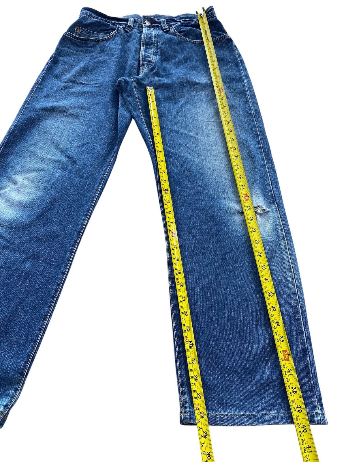 Japanese Brand Japanese Brand Faded Wash Ripped Straight Leg Style Jeans Size US 30 / EU 46 - 8 Thumbnail