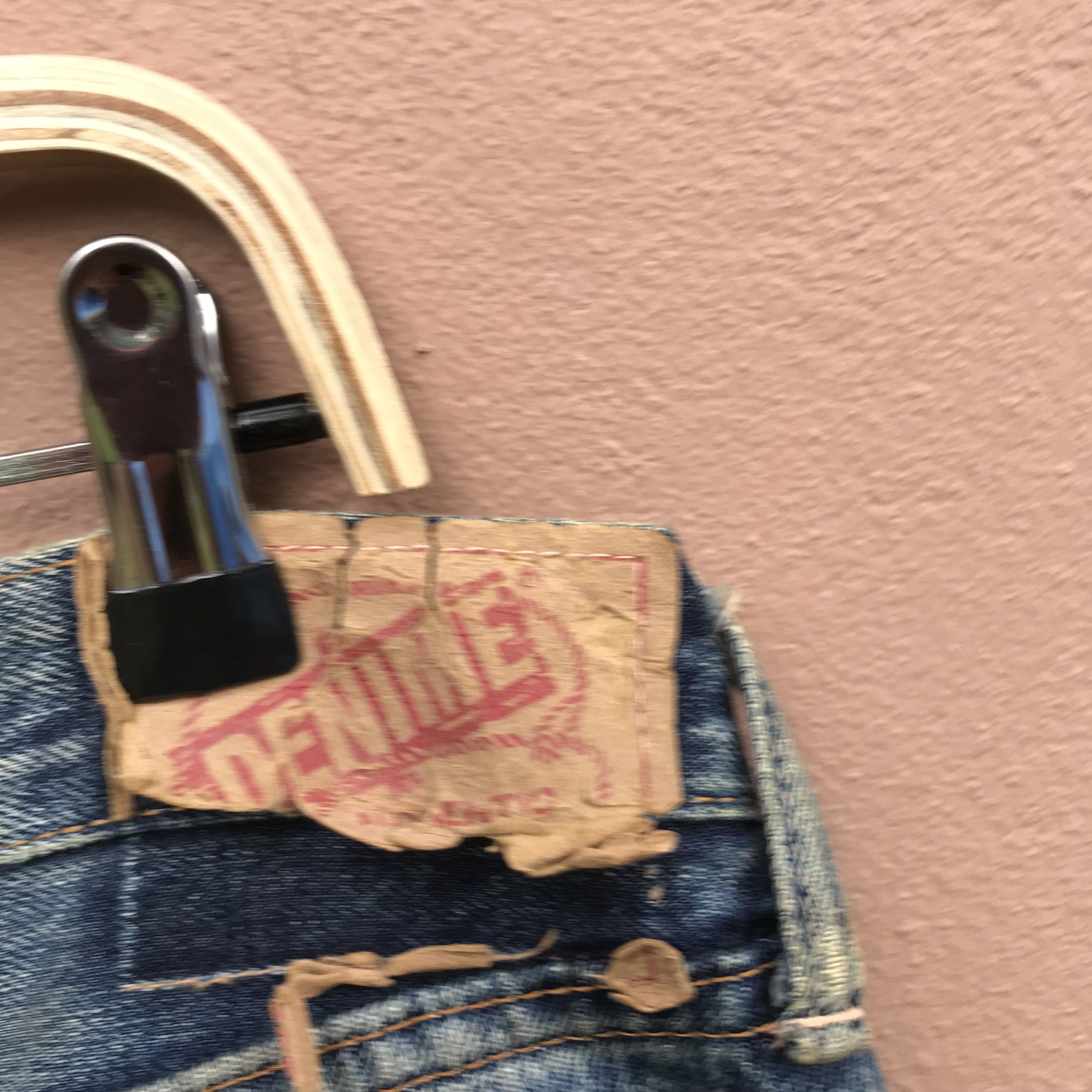Denime Denime Selvedge Jeans Distressed Ripped Workwear Size US 30 / EU 46 - 10 Thumbnail