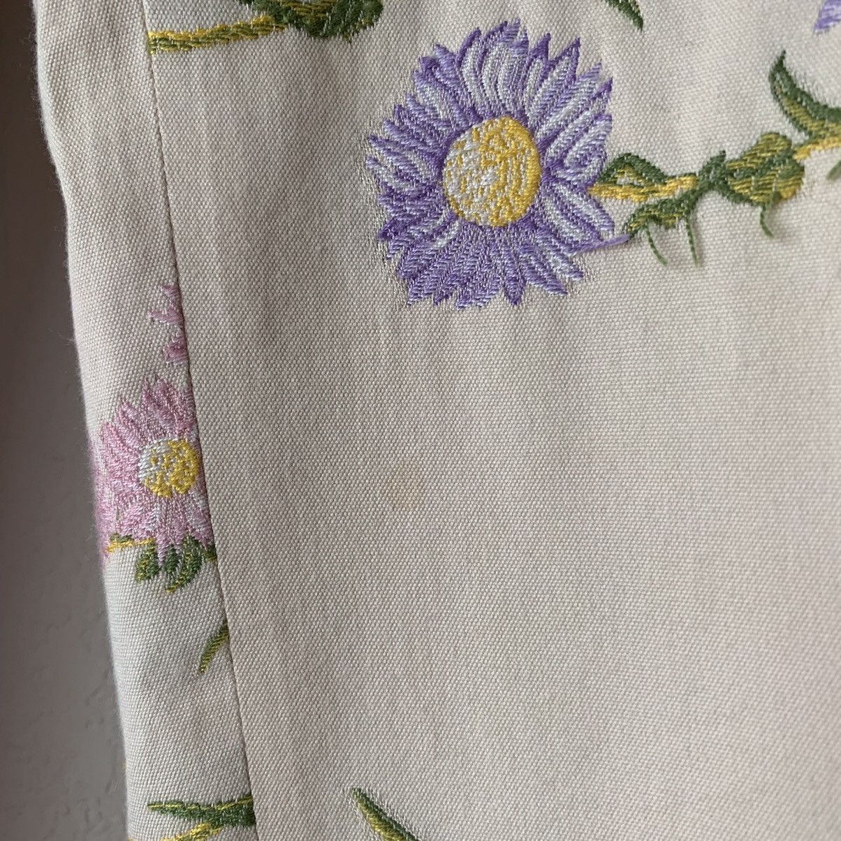 Dolce & Gabbana Embroidered floral pants Size 30" / US 8 / IT 44 - 17 Thumbnail