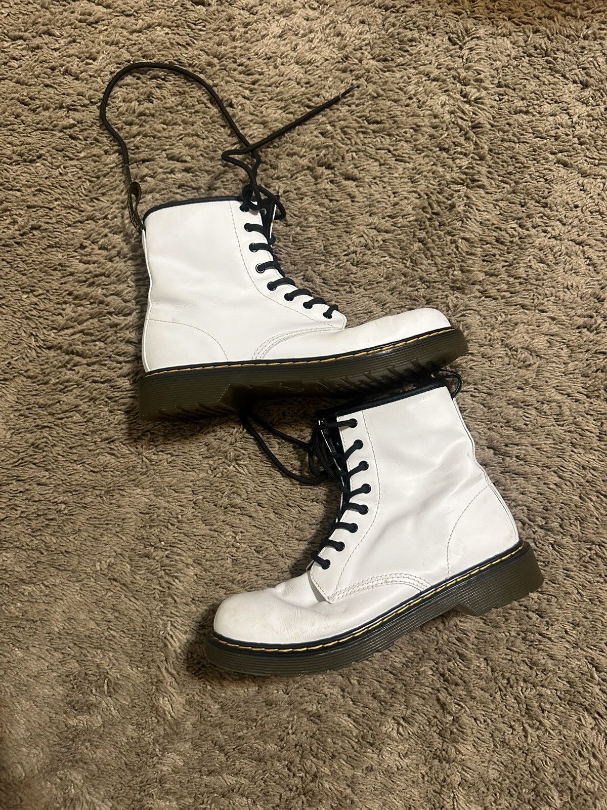 Dr. Martens × Vintage Vintage Dr Martens “triple white zipper” boots 00s size 5 Size US 5 / EU 37 - 7 Thumbnail