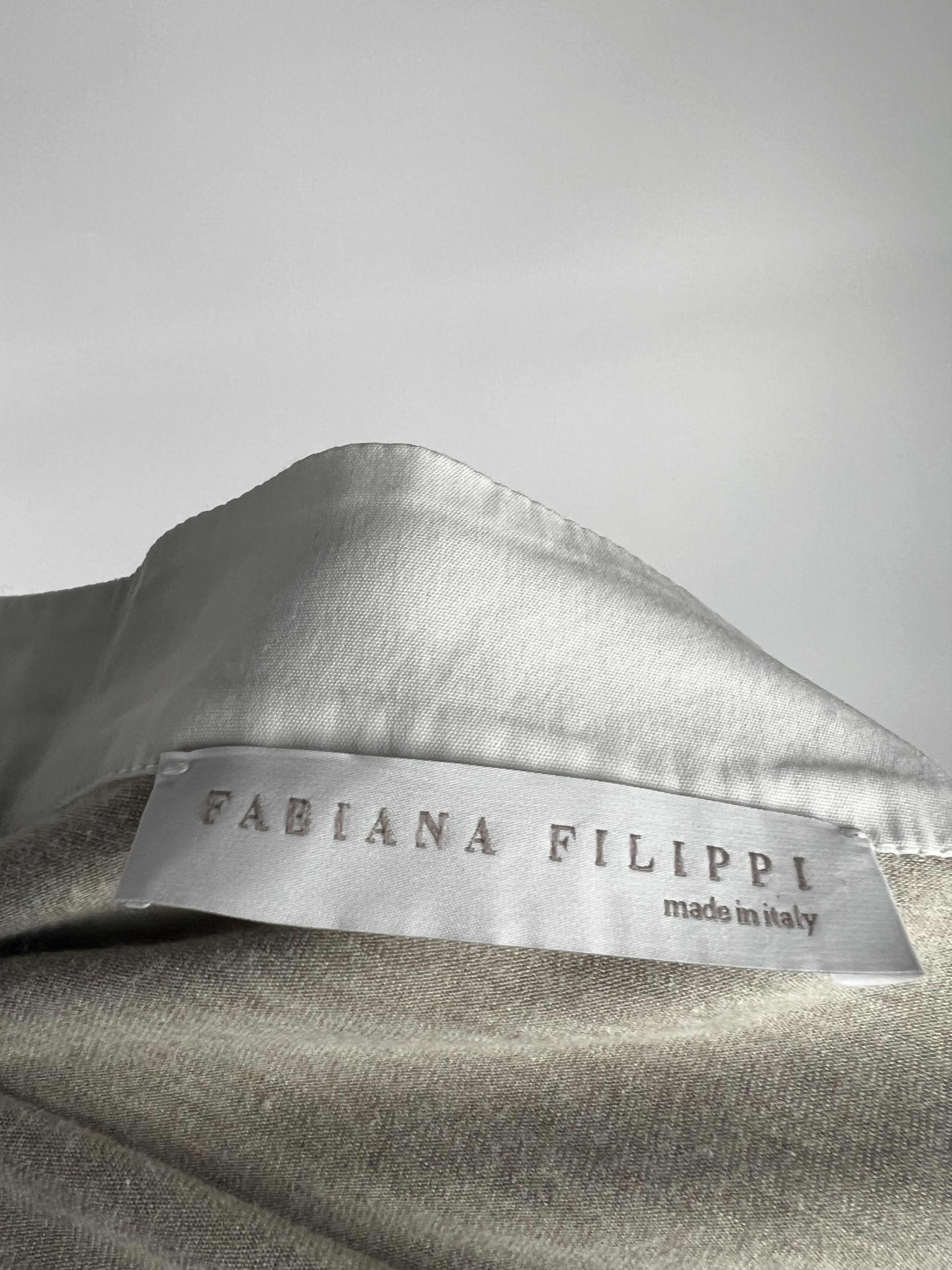Fabiana Filippi Fabiana Filippi Cotton Long Sleeve Shirt Blouse Size L Size L / US 10 / IT 46 - 6 Thumbnail