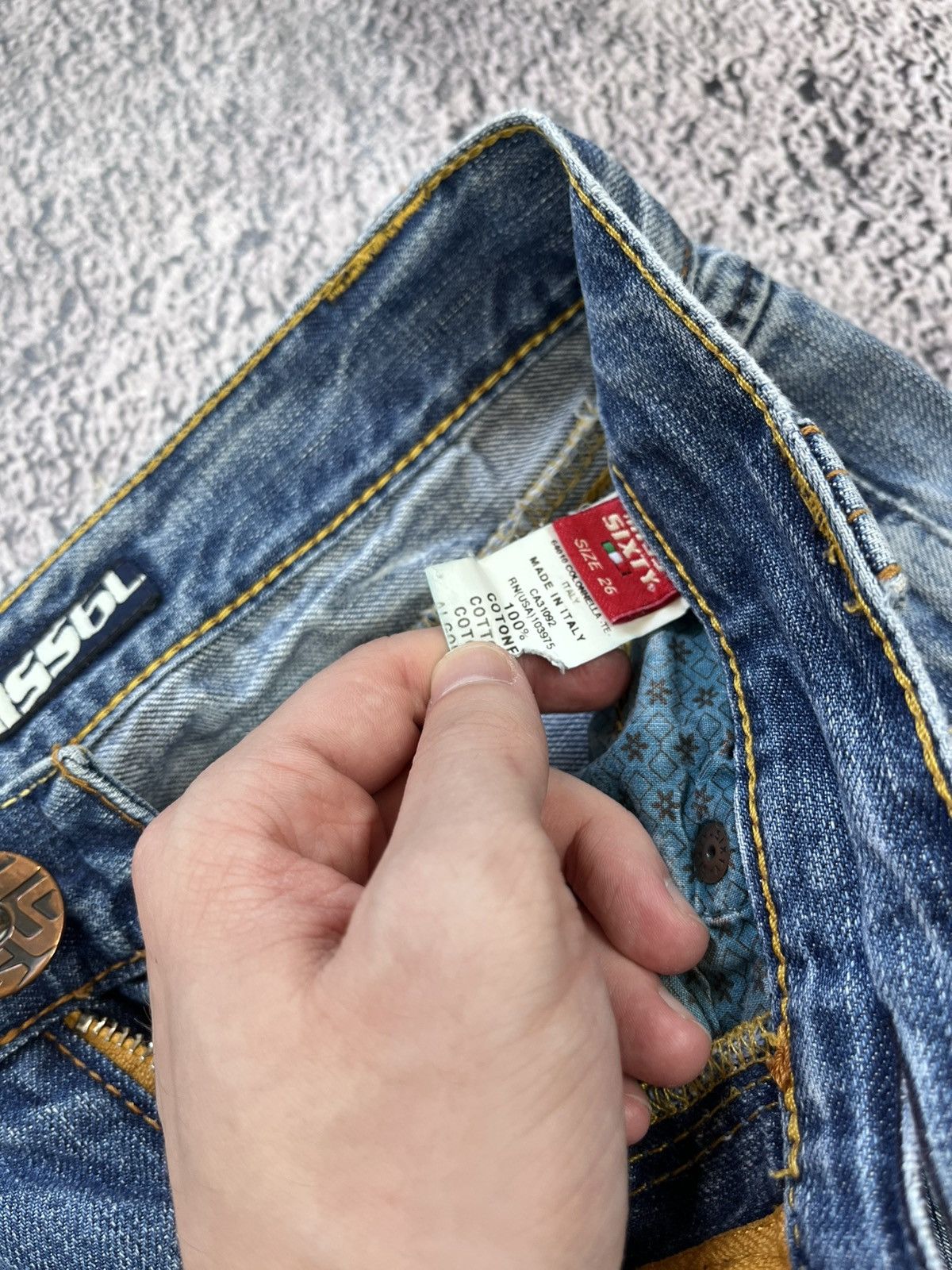 Miss Sixty Vintage Y2K Miss Sixty faded low rise jeans 00s size 26 Size 26" / US 2 / IT 38 - 6 Thumbnail