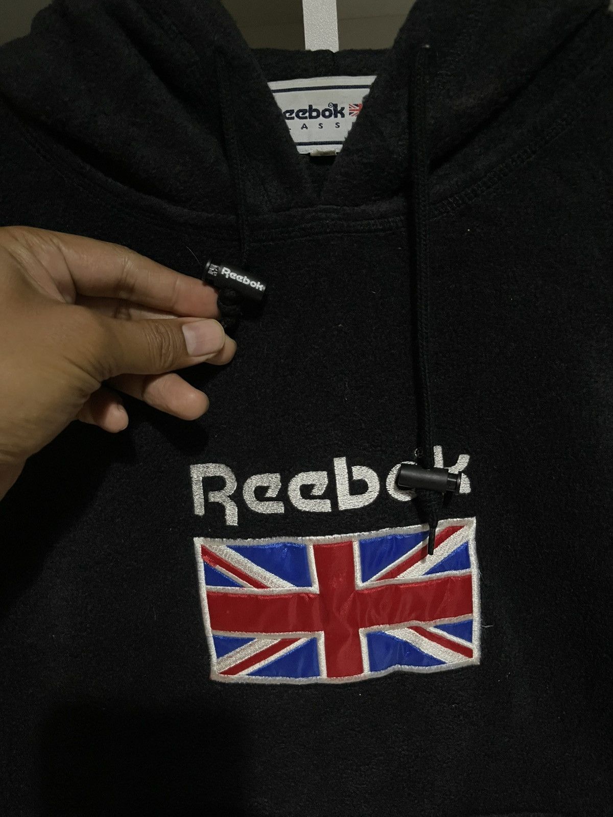 Reebok Vintage Reebok Embroidery Logo Hoodie Fleece Size US L / EU 52-54 / 3 - 3 Thumbnail