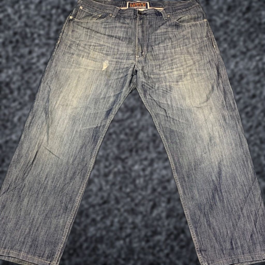 Levi's VINTAGE Levi's 569 The Original Jeans Mens 42x32 Blue Cotton Loose Straight Leg Size US 42 / EU 58 - 1 Thumbnail