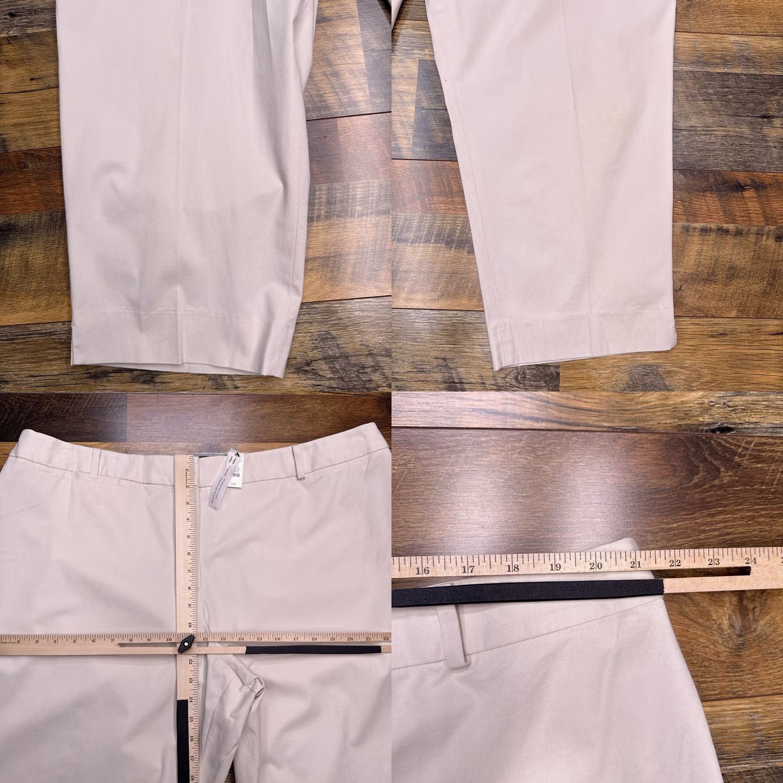 Talbots Talbots Heritage Ankle Pants Womens 24W Tan High Rise Stretch New City Straight Pants Plus Size Womens Brown 25in Inseam Mens? Size 42" / US 20 - 9 Thumbnail