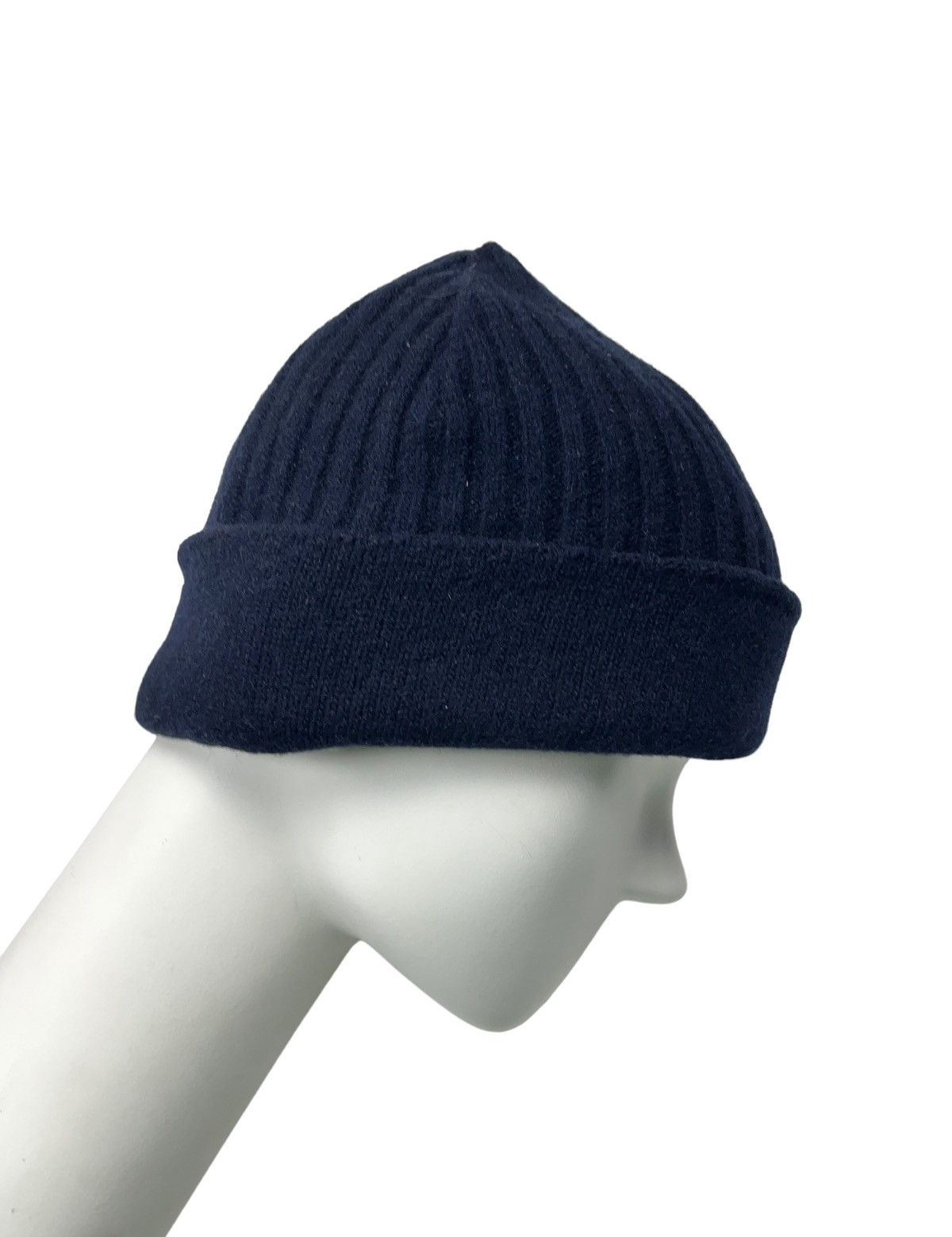 Stone Island Vintage Stone Island Reversible Ribbed Wool Beanie Hat Size ONE SIZE - 4 Thumbnail