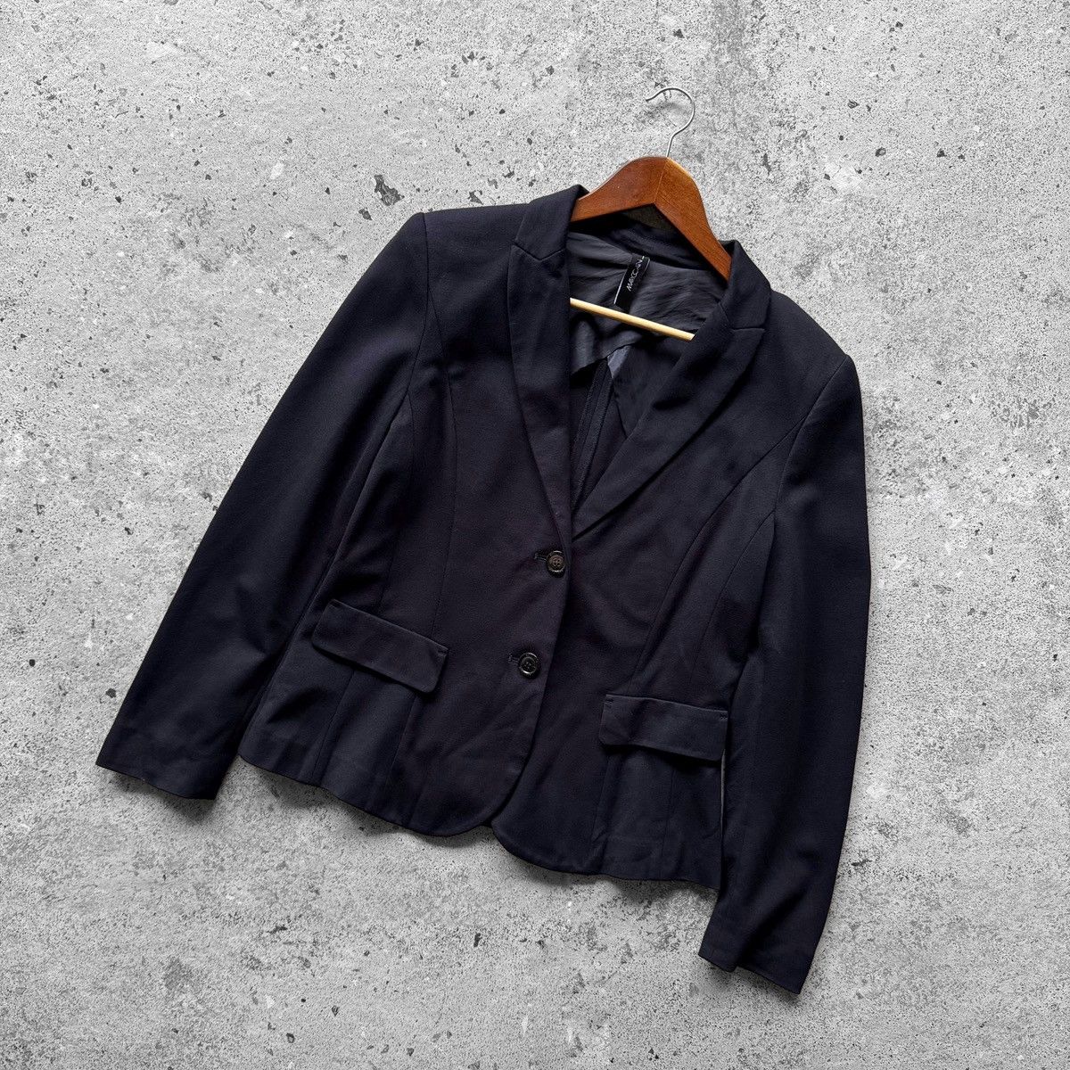Designer Marc Cain Womens Blue Premium Blazer Jacket Classic Size M / US 6-8 / IT 42-44 - 1 Thumbnail
