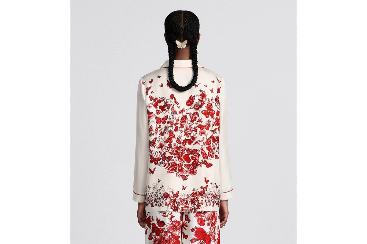 Dior o1bcso1str0225 Shirt in White/Red Size L / US 10 / IT 46 - 6 Thumbnail