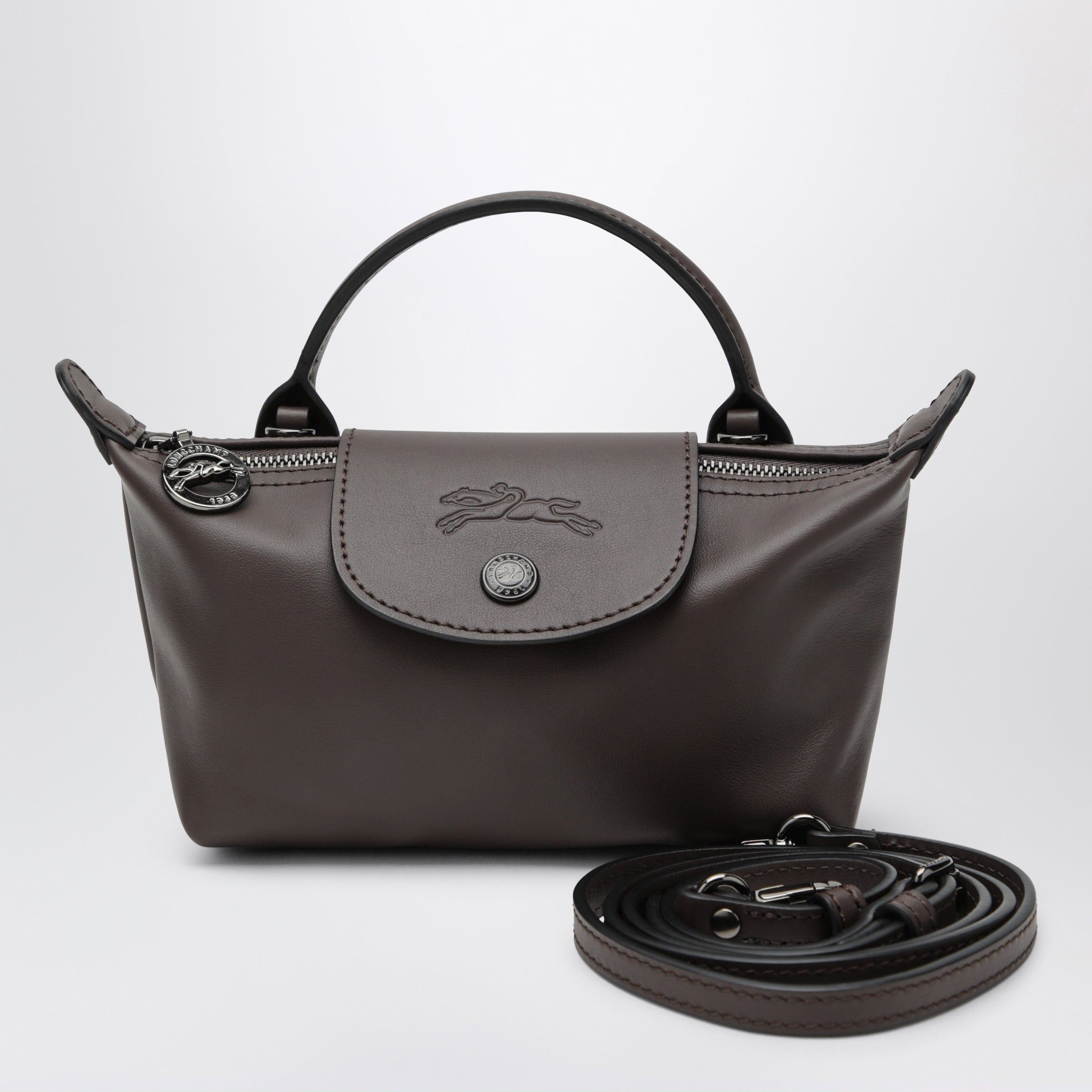 Longchamp Longchamp Xs Le Pliage Xtra Pouch Moka Size ONE SIZE - 1 Thumbnail