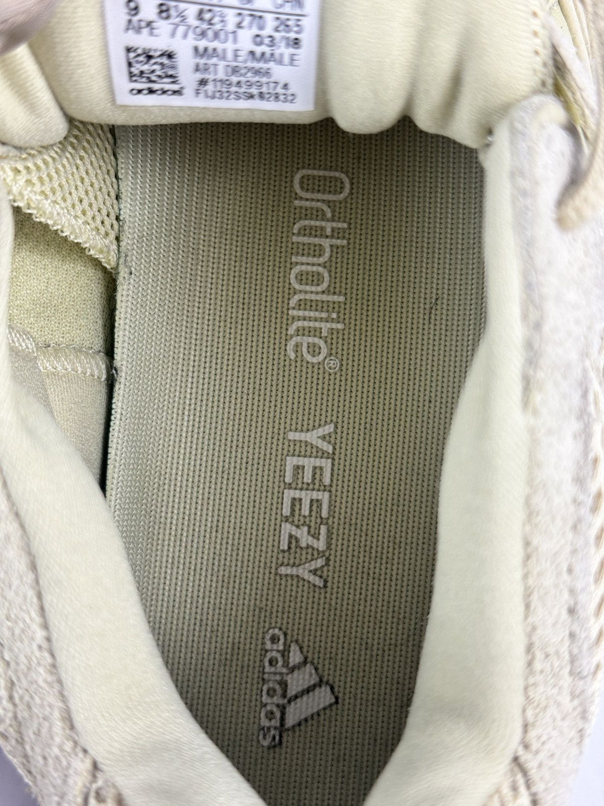 Yeezy ADIDAS YEEZY 500 SUPER MOON YELLOW SNEAKERS Size US 9 / EU 42 - 8 Thumbnail