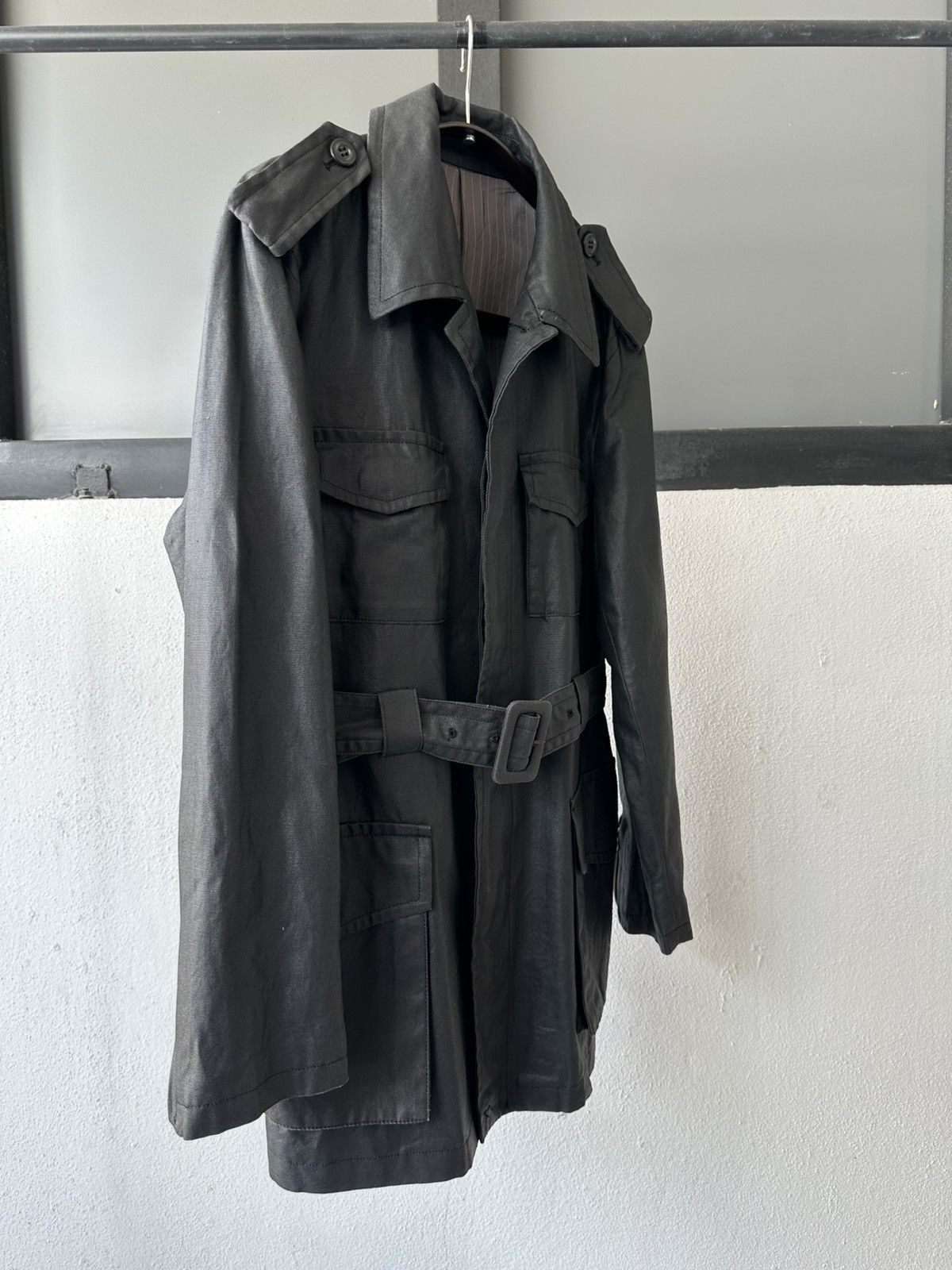 JUN MEN 80’s Junmen waxed trench coat Size US M / EU 48-50 / 2 - 12 Thumbnail
