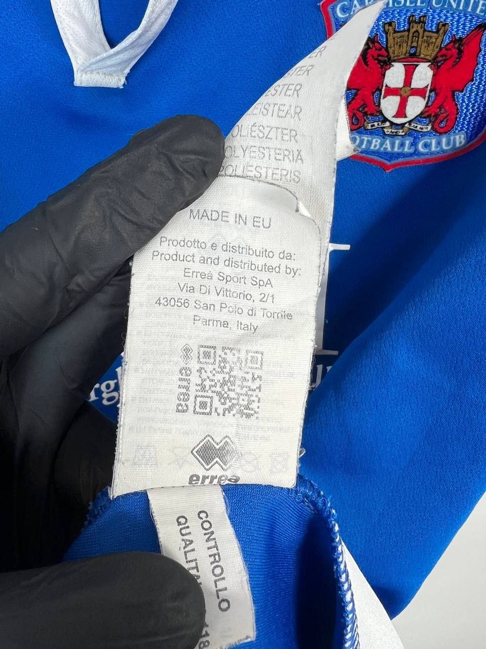 Errea Carlisle United 2019 - 2020 home football shirt Errea sz XXL Size US XXL / EU 58 / 5 - 5 Thumbnail