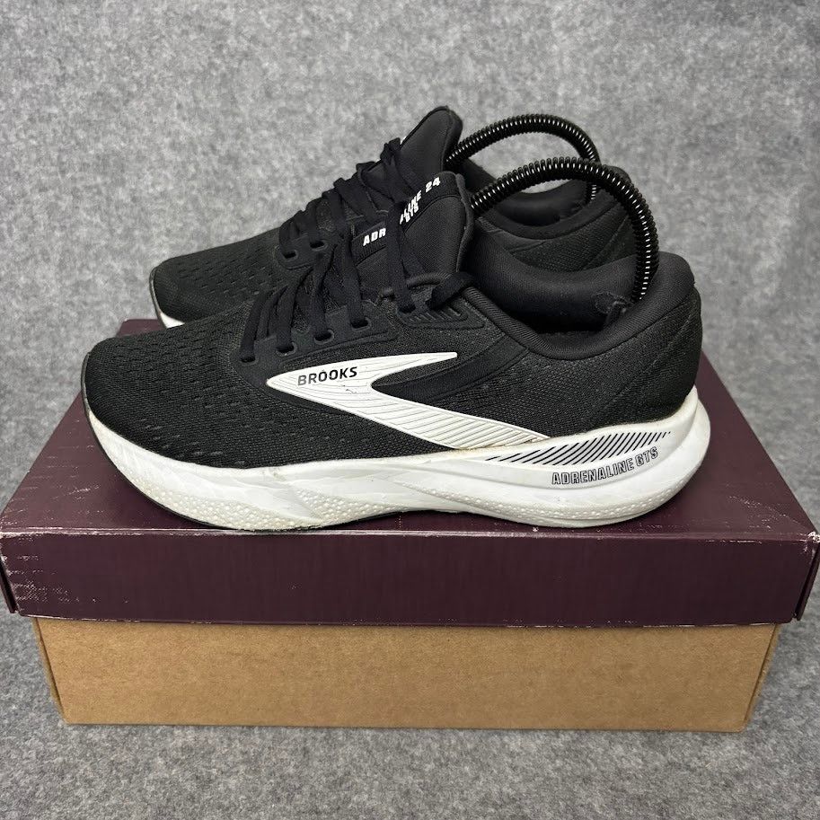 Brooks Brooks Adrenaline GTS 24 Black Road Running Shoes Women 8 US Size US 8 / IT 38 - 4 Thumbnail