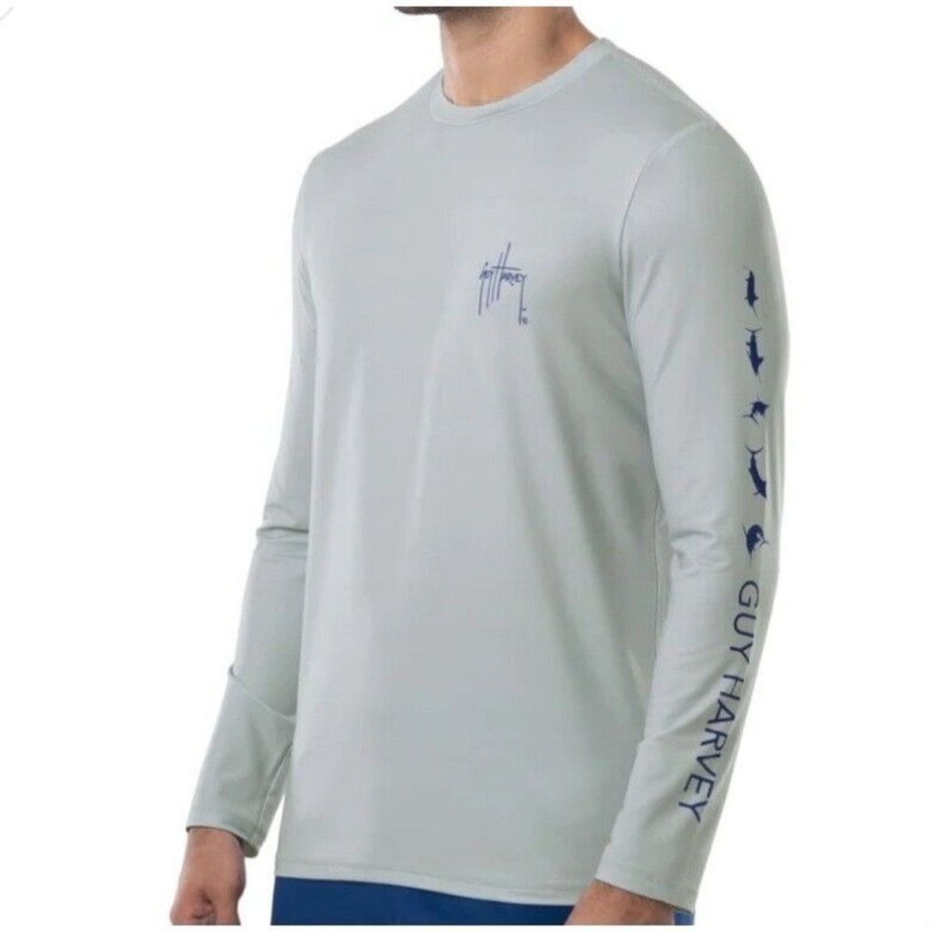 Guy Harvey Guy Harvey Men's Long Sleeve Sun Protection Top. Size Medium Size US M / EU 48-50 / 2 - 2 Thumbnail