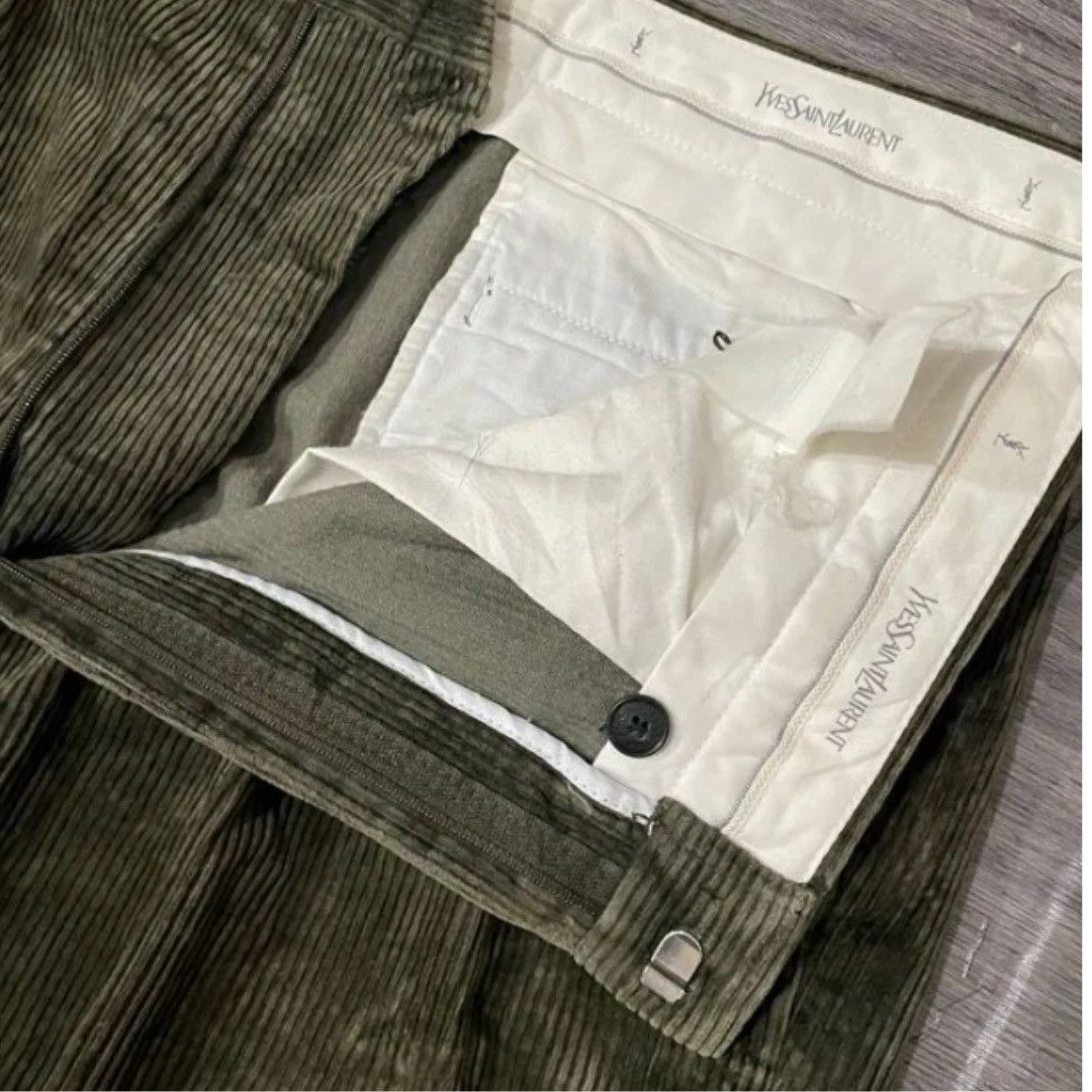 Yves Saint Laurent Yves Saint Lauren Corduroy Straight Fit Size US 34 / EU 50 - 4 Thumbnail