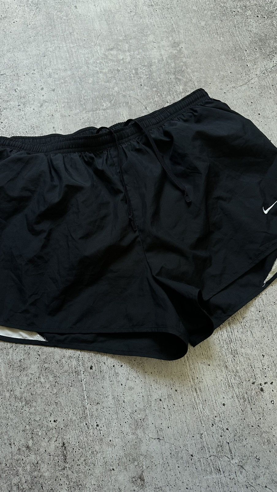 Nike × Vintage 90s Nike Dri Fit Vintage Nylon Running Shorts Size US 36 / EU 52 - 3 Thumbnail